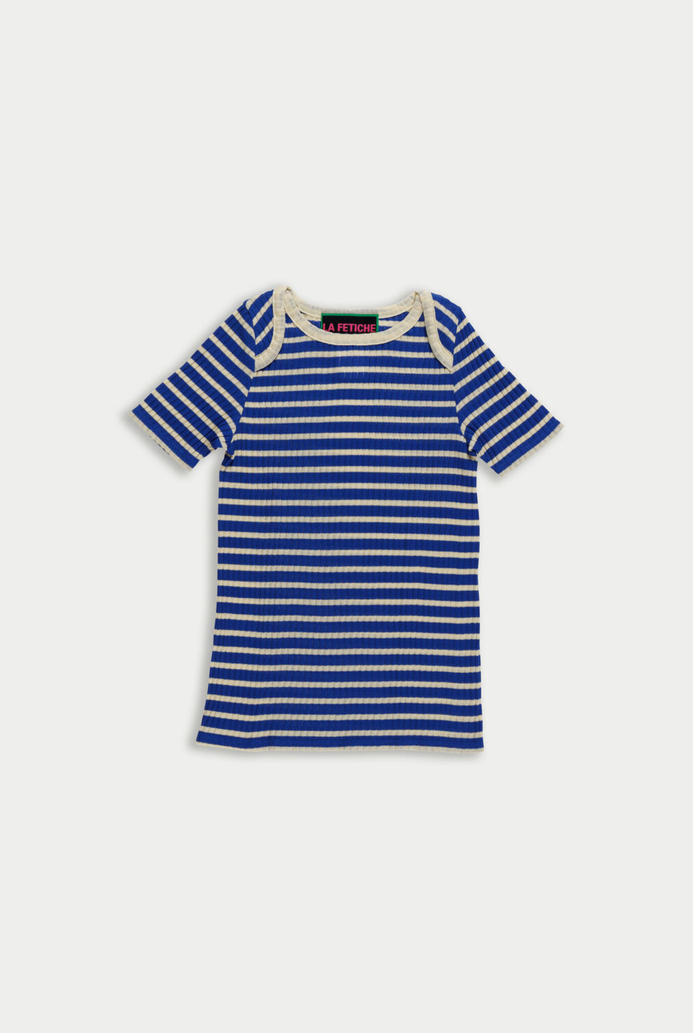 Jaja Striped Top Blue Ecru