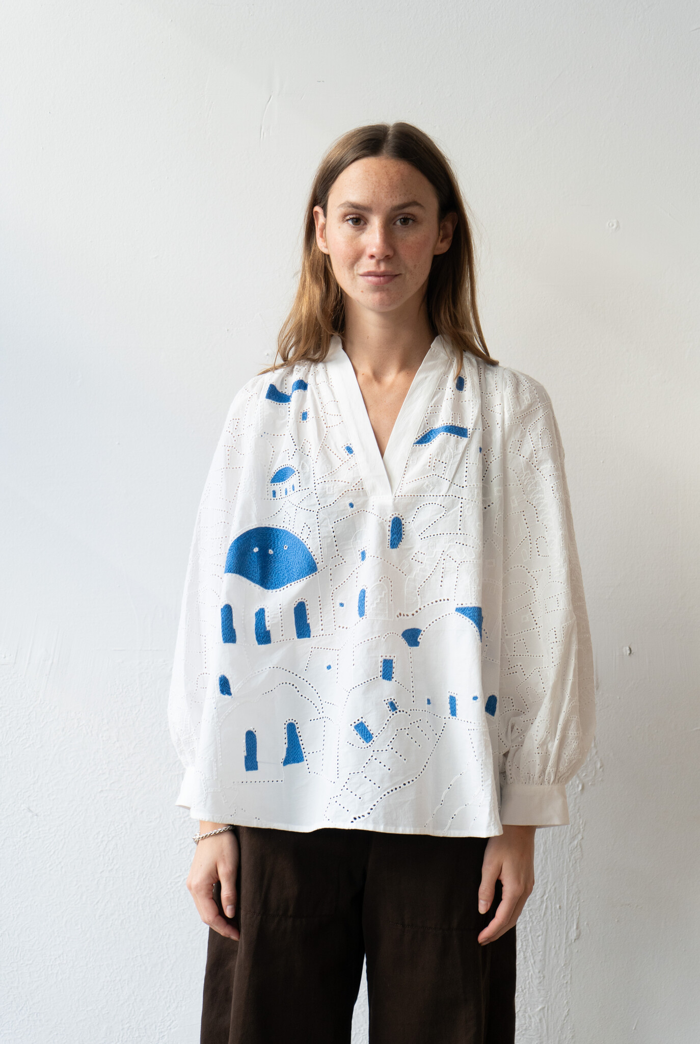 Claudie Blouse Les Cyclades Blue