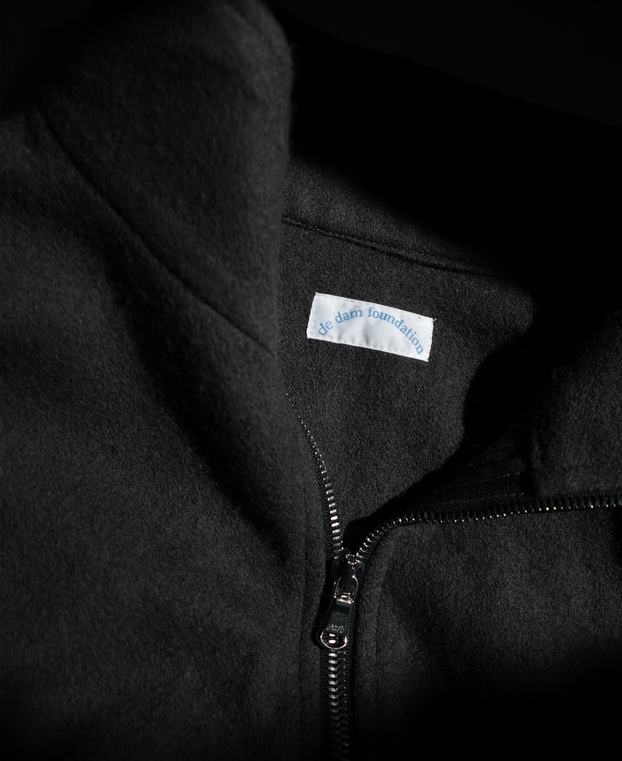 Virgin wool fleece gray