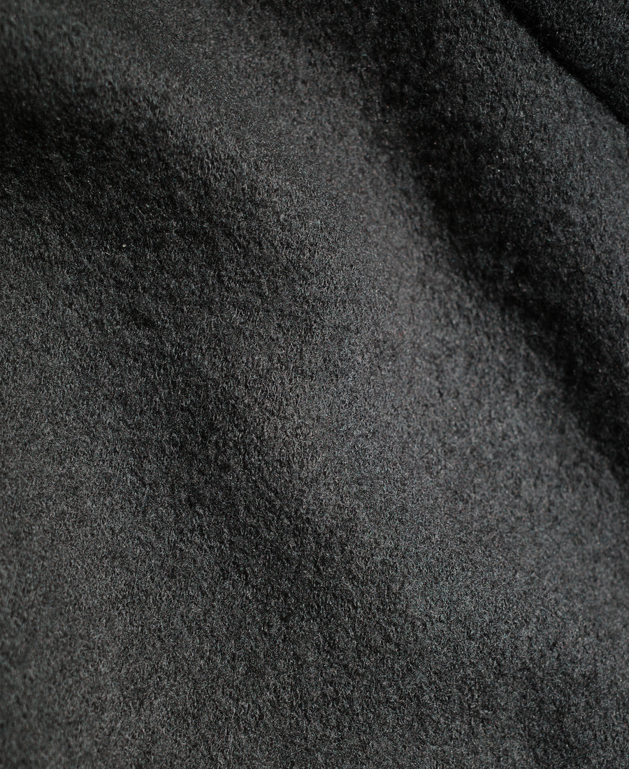 Virgin wool fleece gray