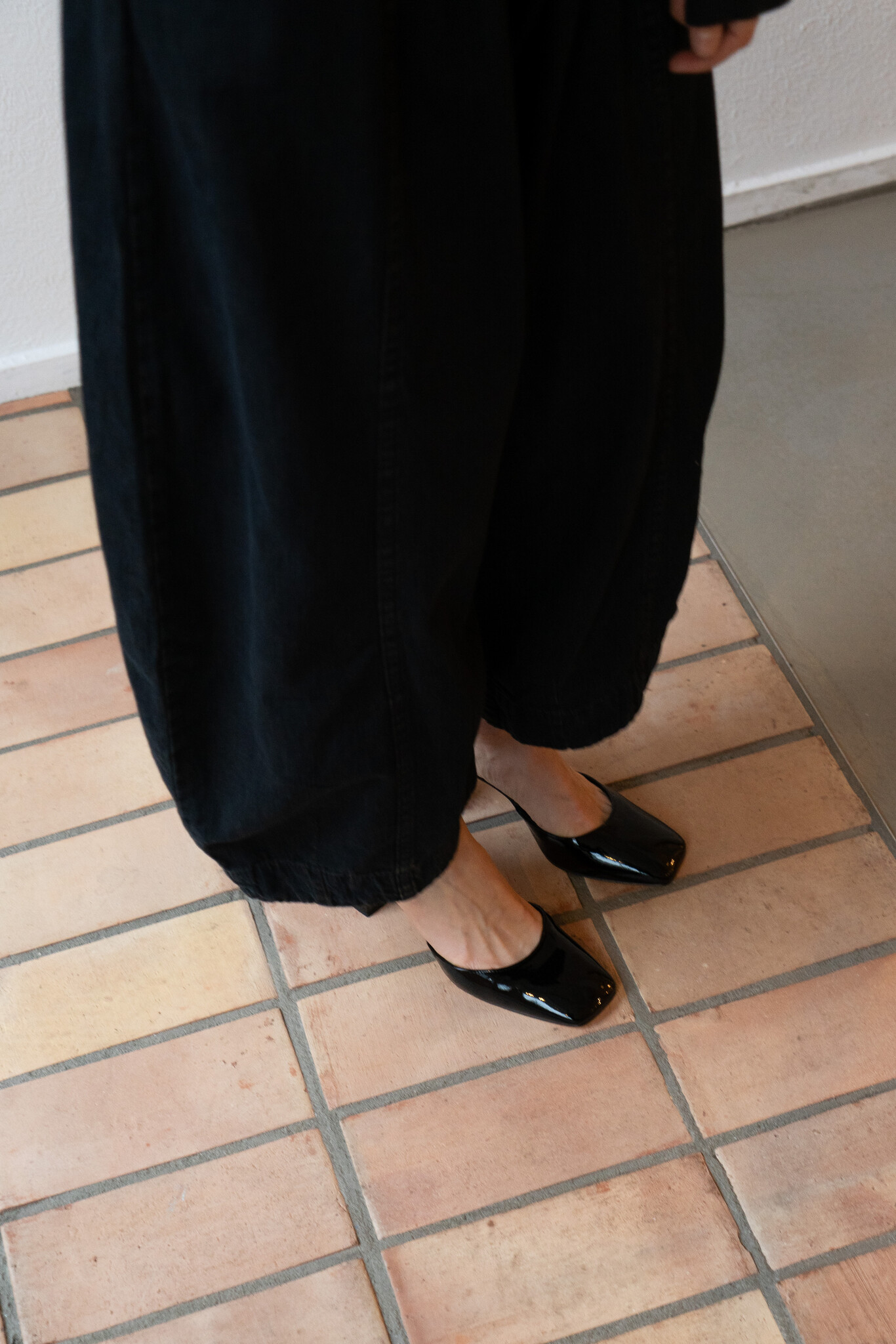 Felice Heel Patent Black