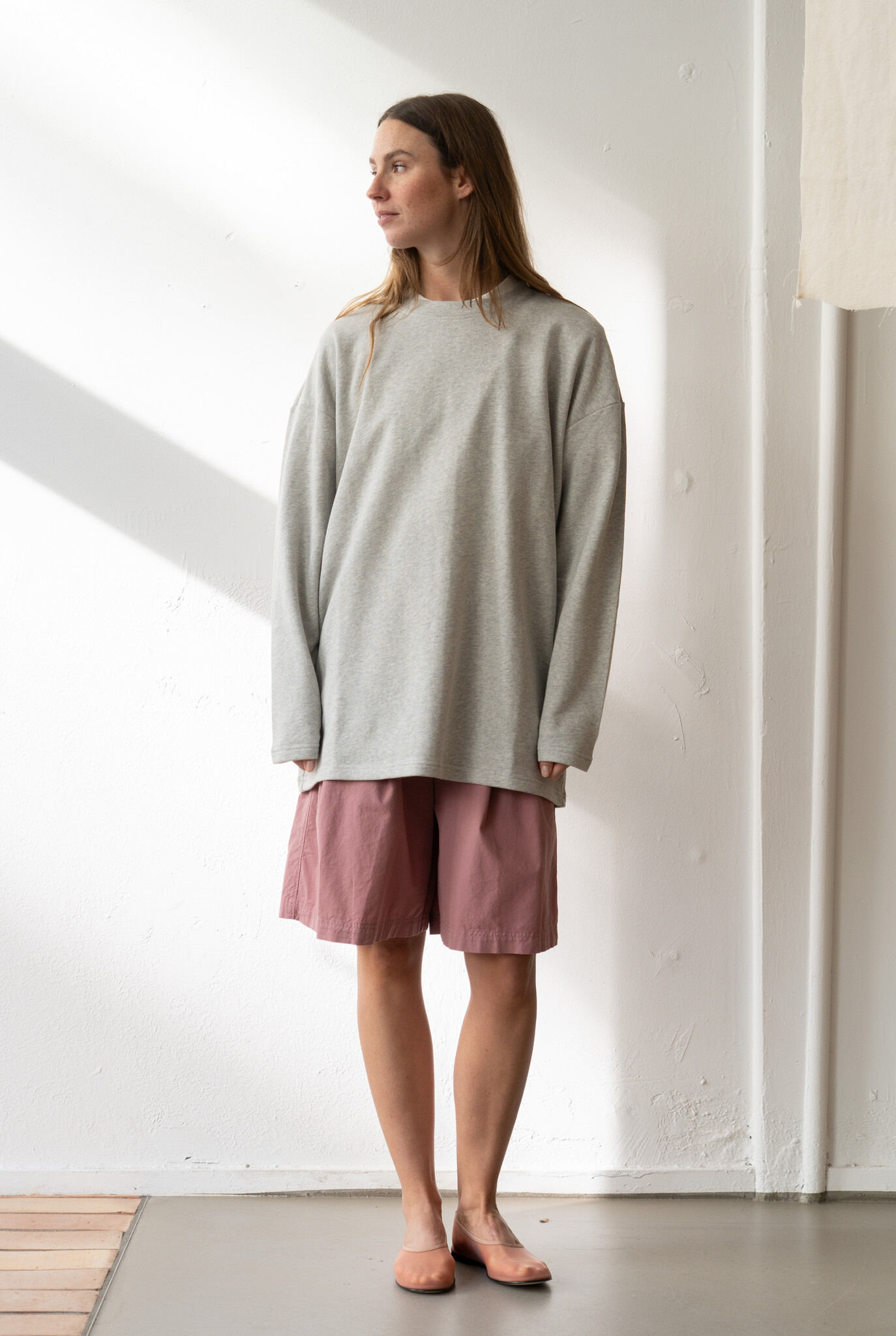 Boy XL Longsleeve Grey Melee Sweat