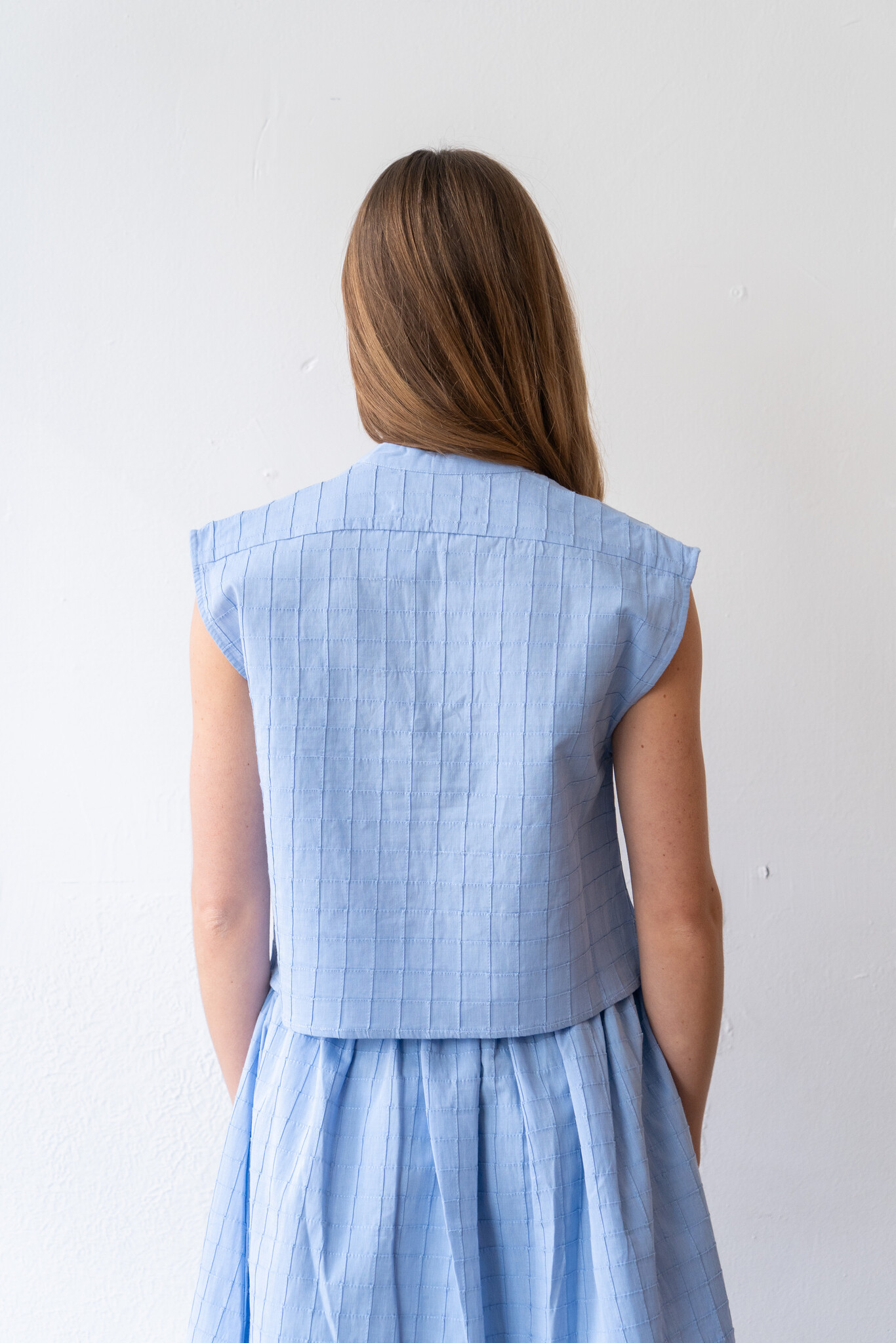 Gaia Top Blue Chine Les Cyclades