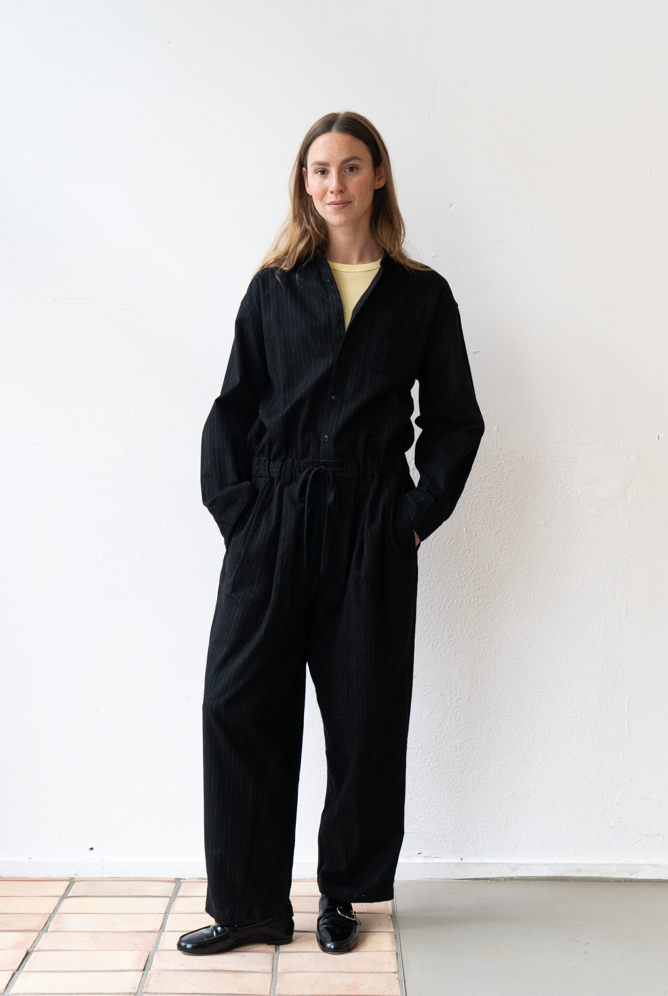 Jump Suit Black Stripe