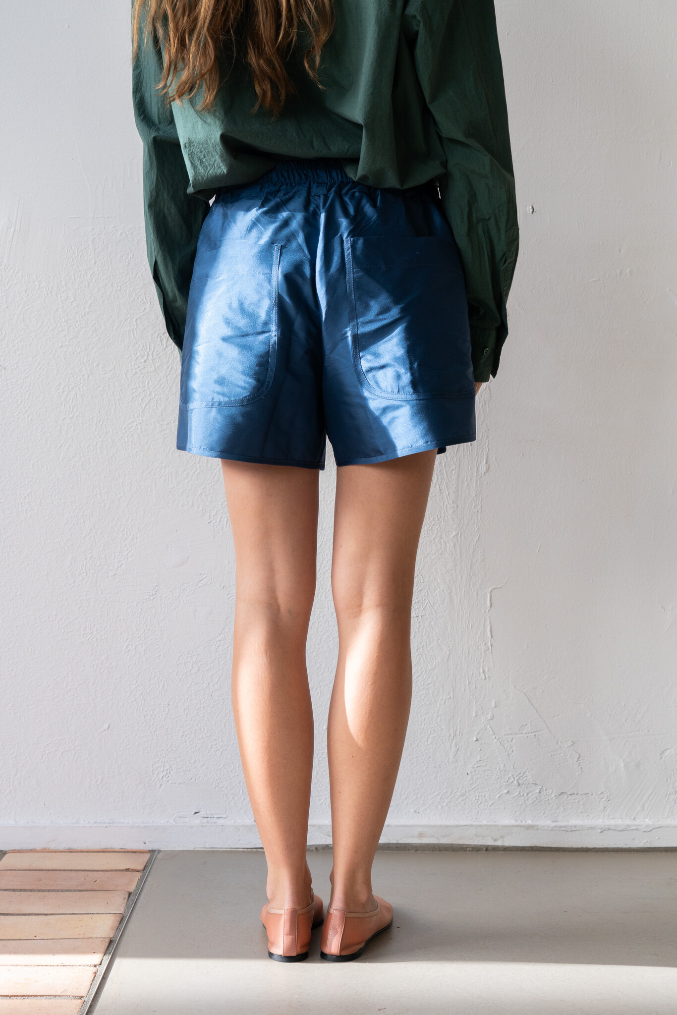 Martini Short Insignia Silk Dupion