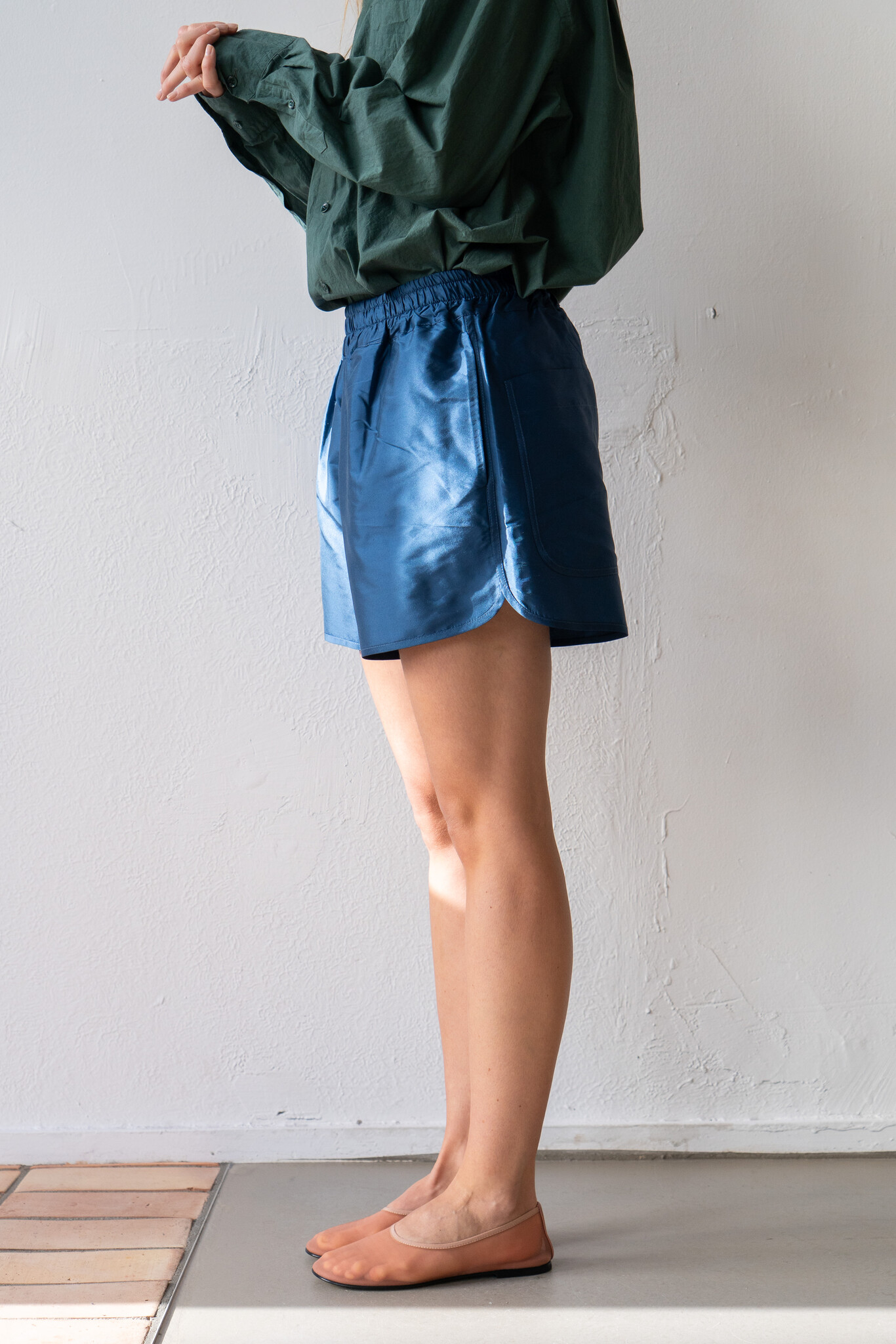 Martini Short Insignia Silk Dupion