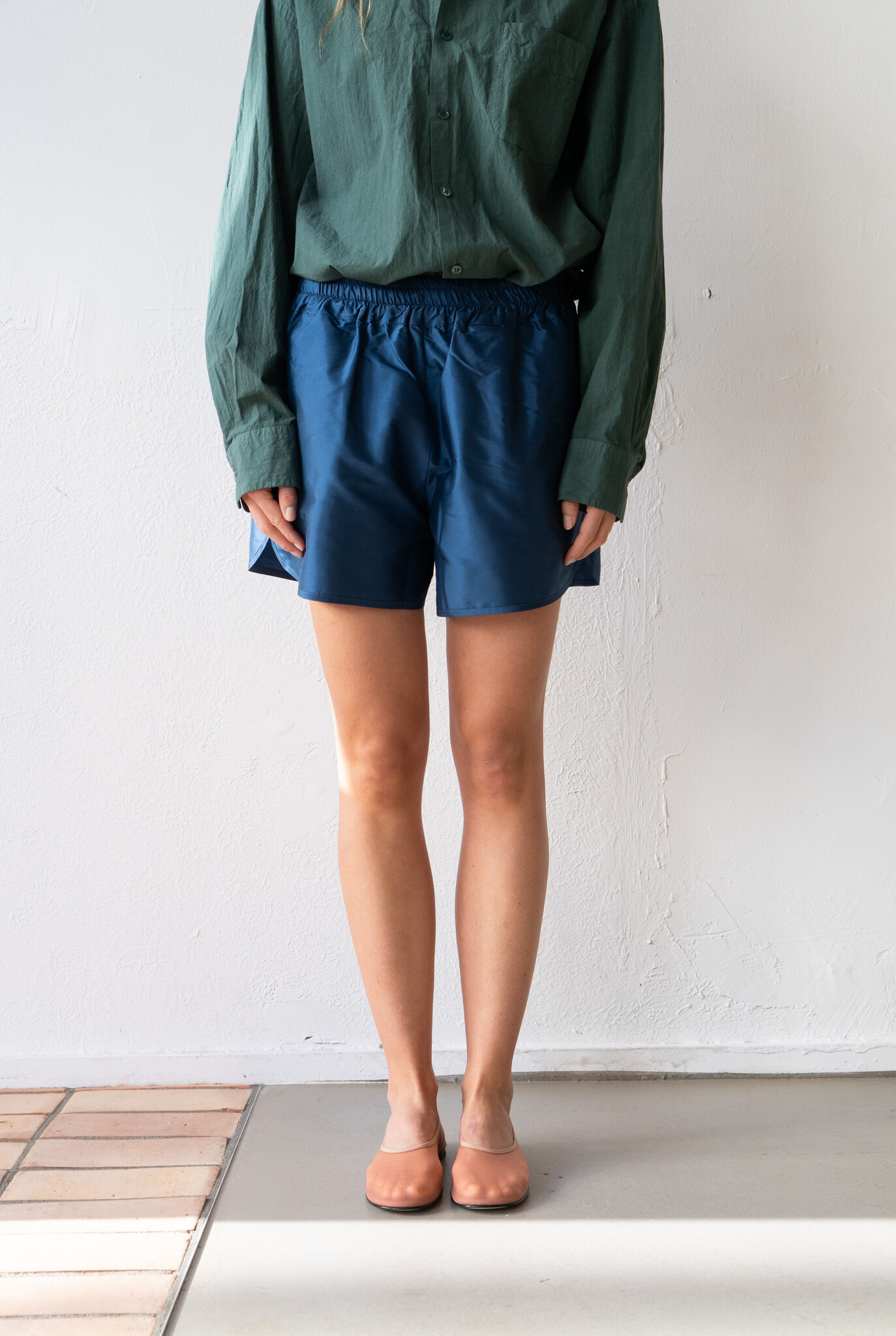 Martini Short Insignia Silk Dupion