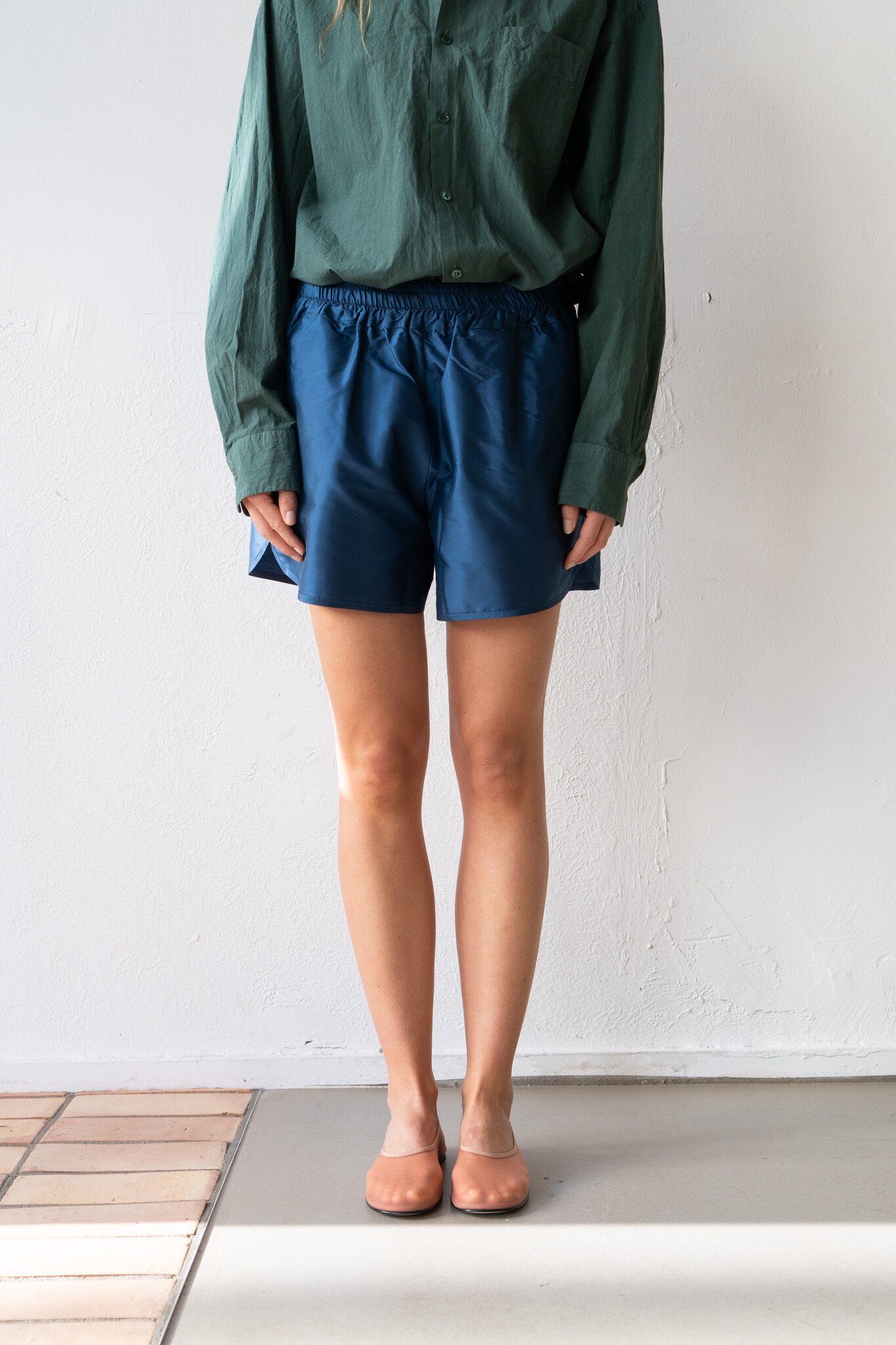 Martini Short Insignia Silk Dupion