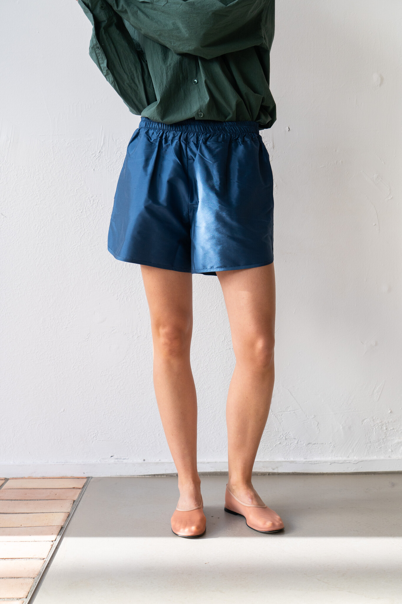 Martini Short Insignia Silk Dupion