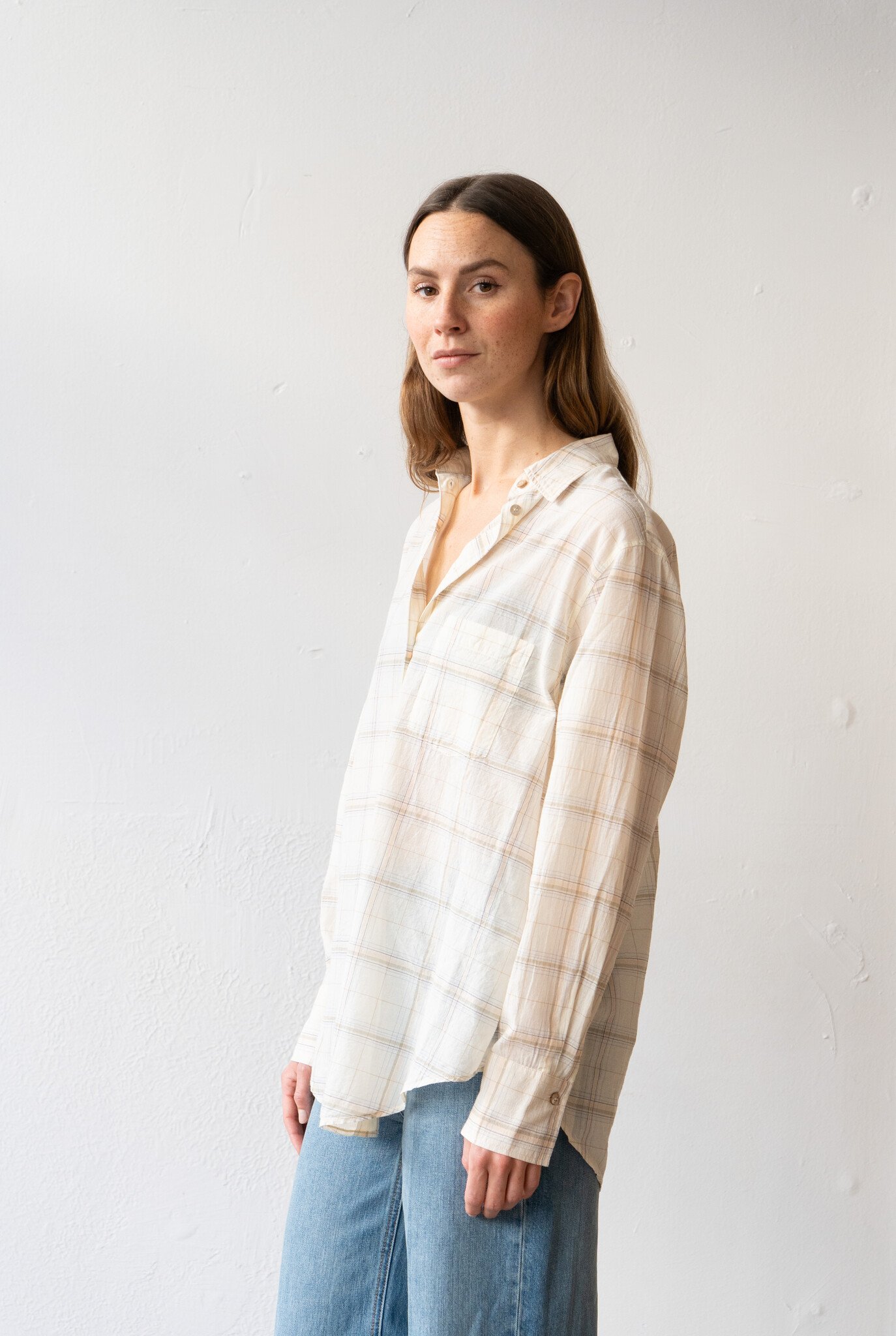 BCI Crepe Voile Shirt Lattementa