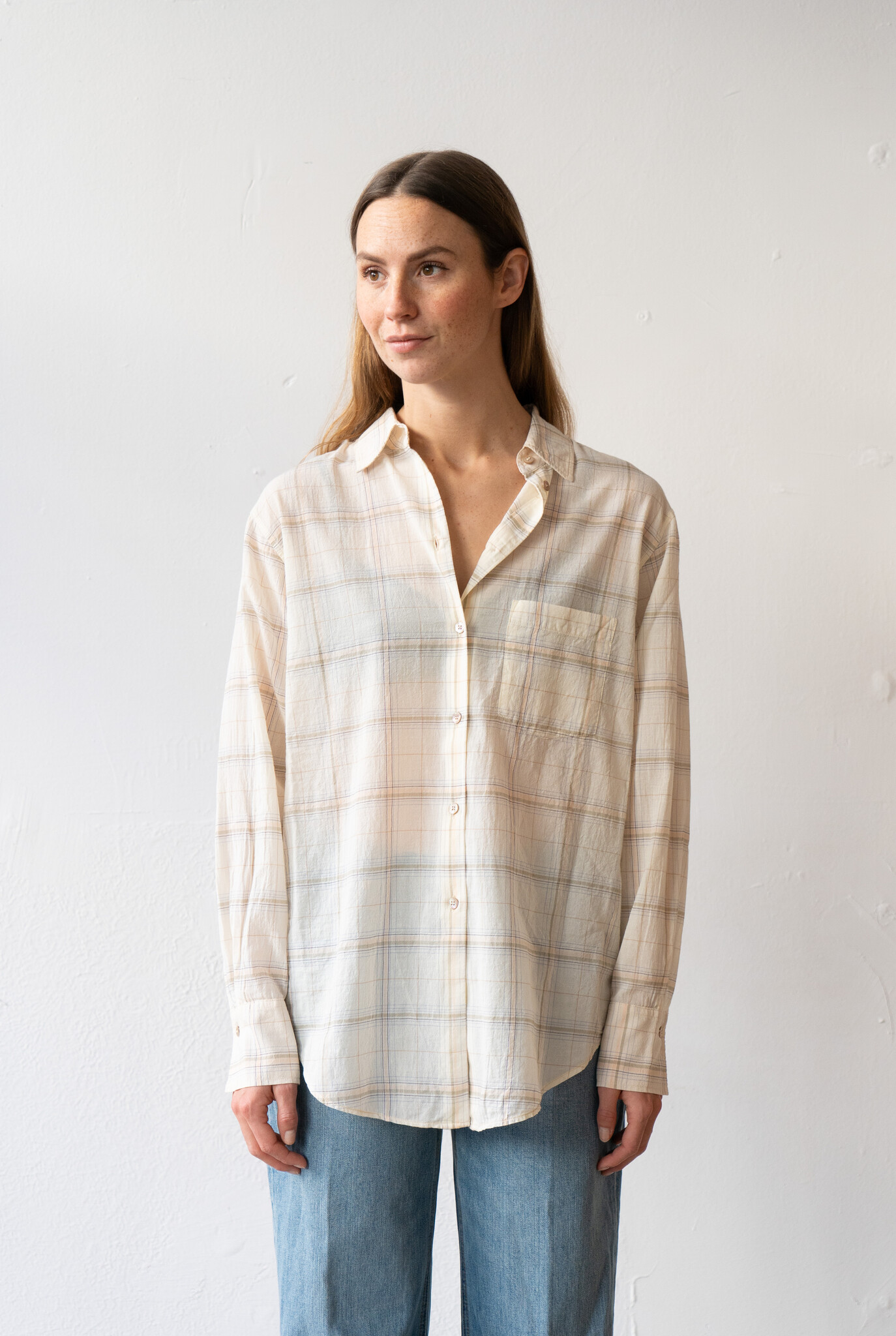 BCI Crepe Voile Shirt Lattementa