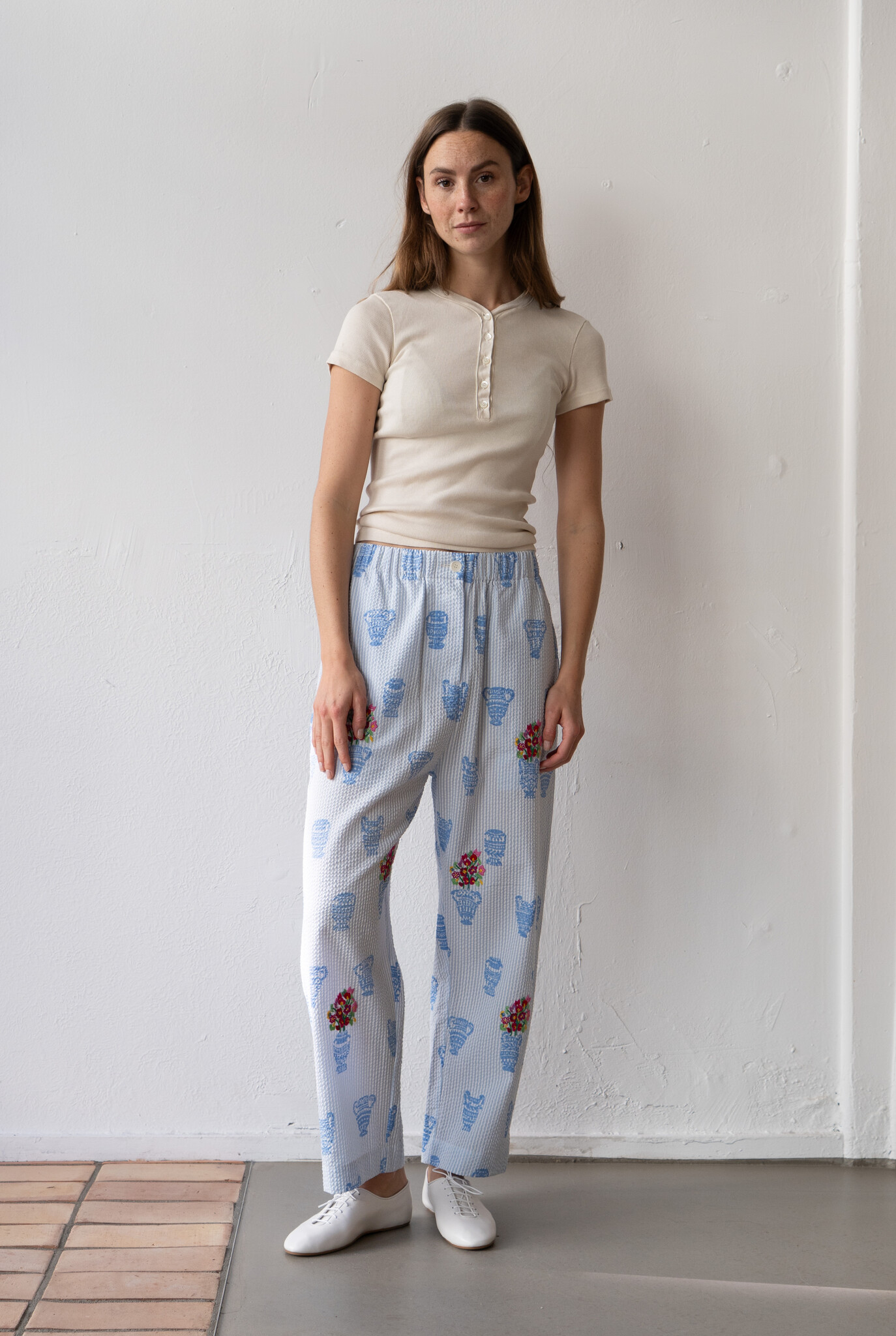 Kika Pants Les Cyclades Blue