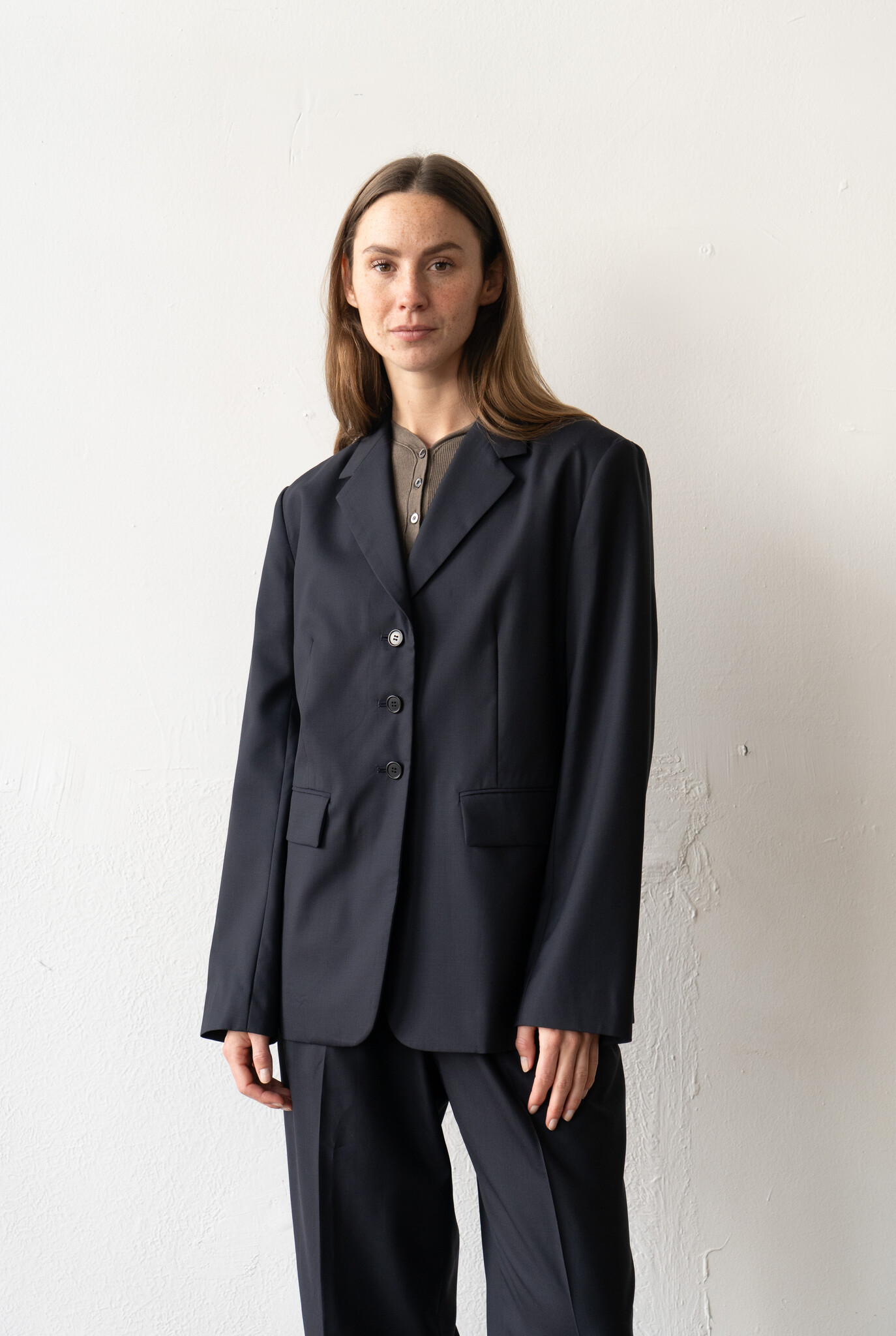 Tailored Jacket Navy 3 Buttons