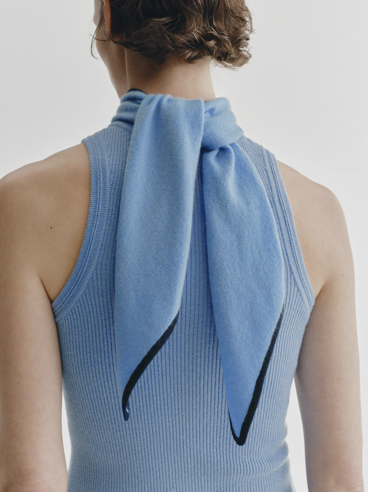 Chelsea Scarf Azure/Navy