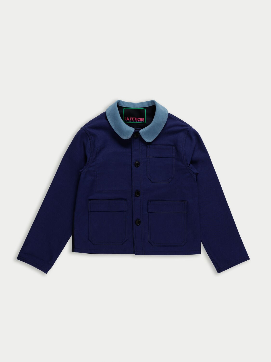 Alex Utility Jacket Blue Navy Light Blue