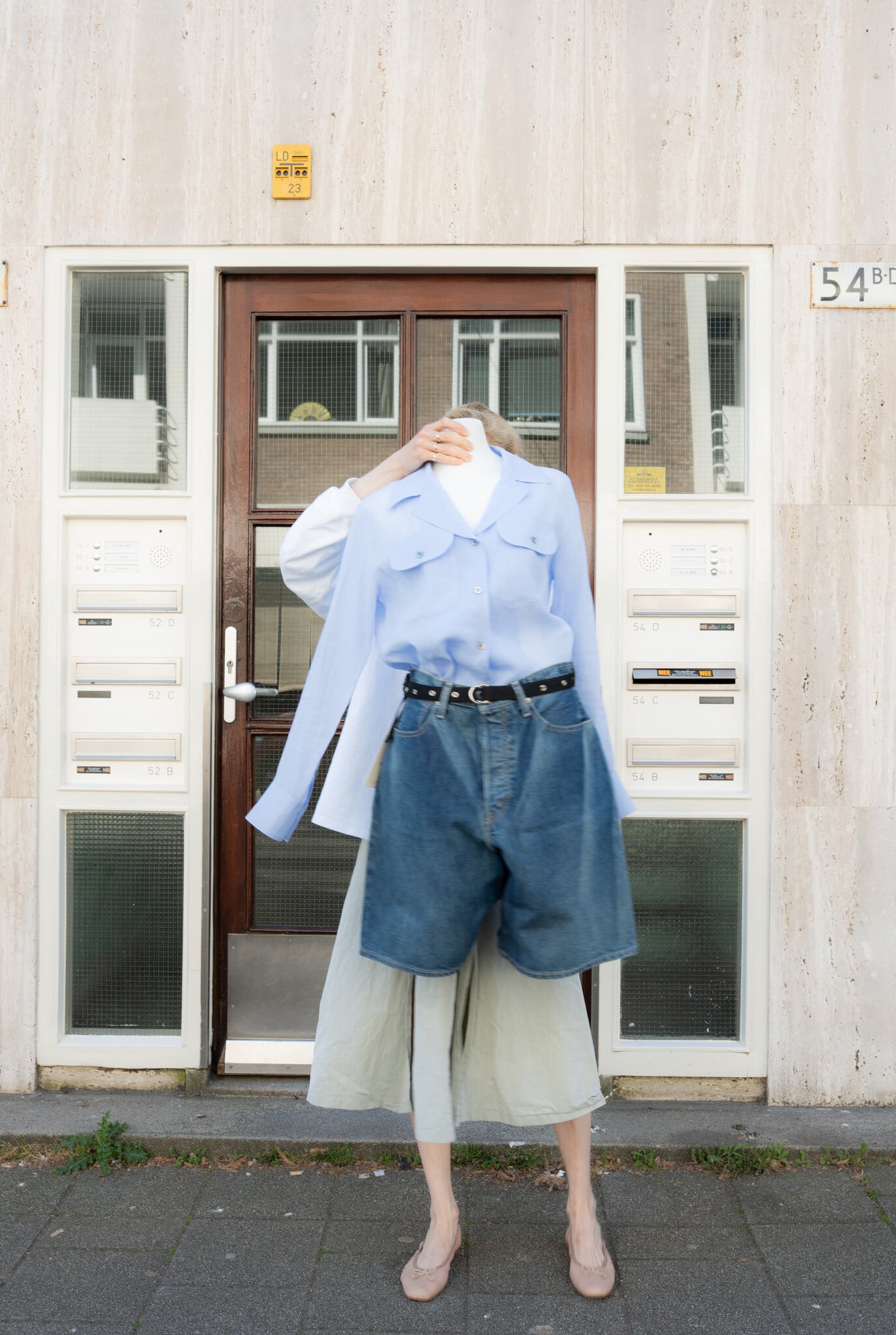 Structure Shorts Wash 001 Faded Indigo