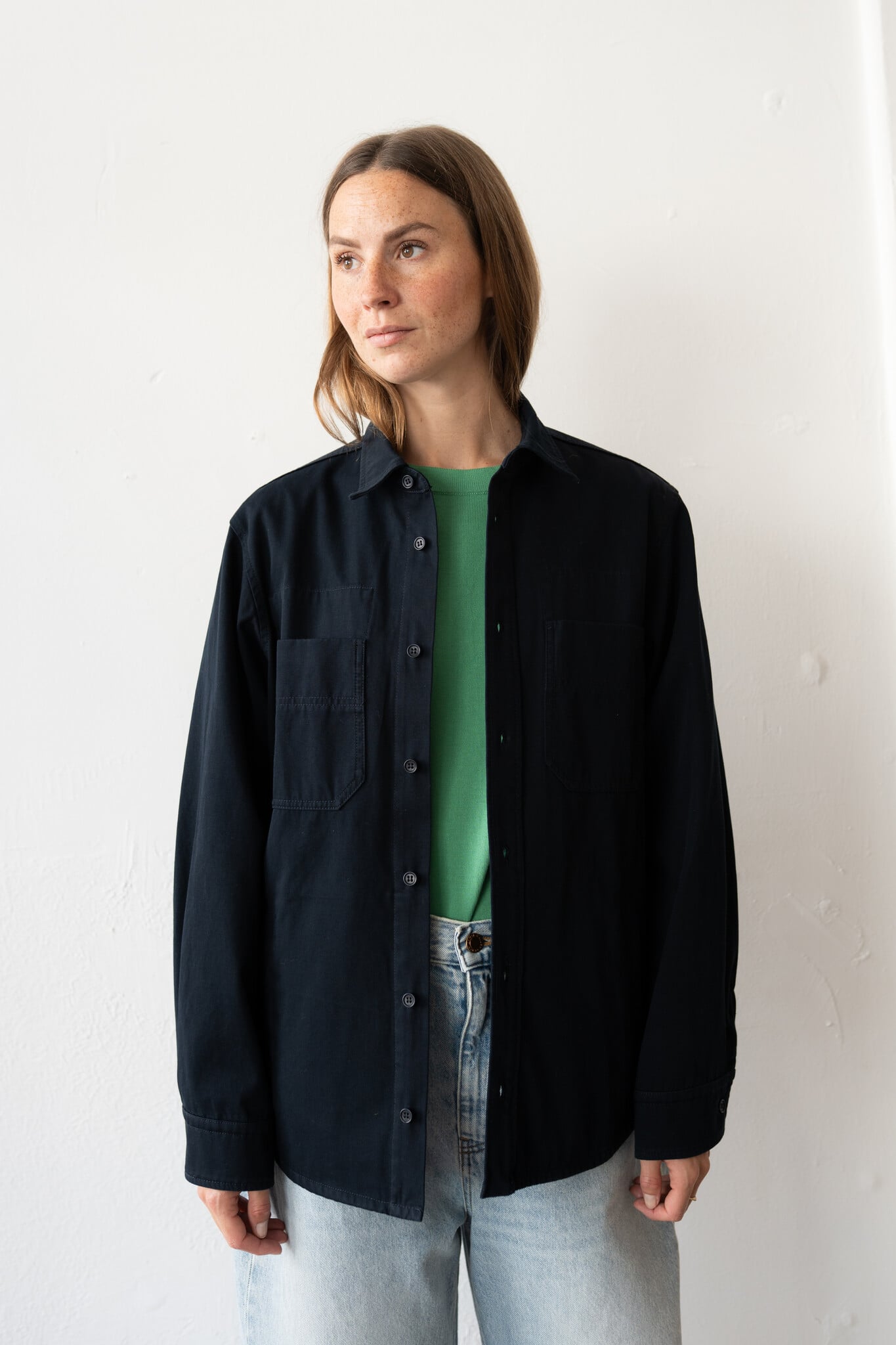 Overshirt Japanese Denim Dark Navy