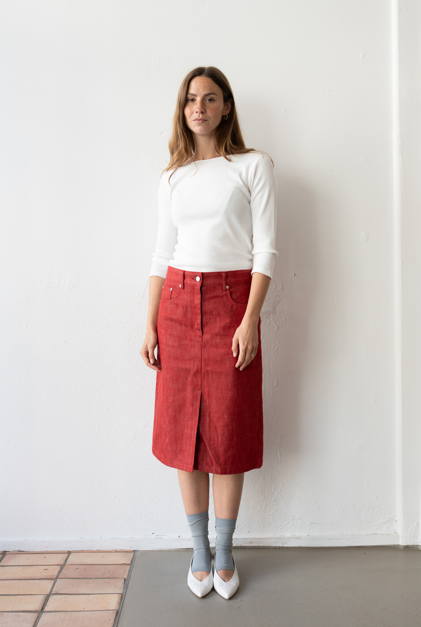 Longue skirt Red