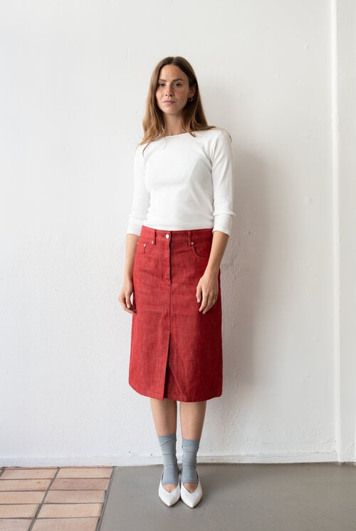 Longue skirt Red
