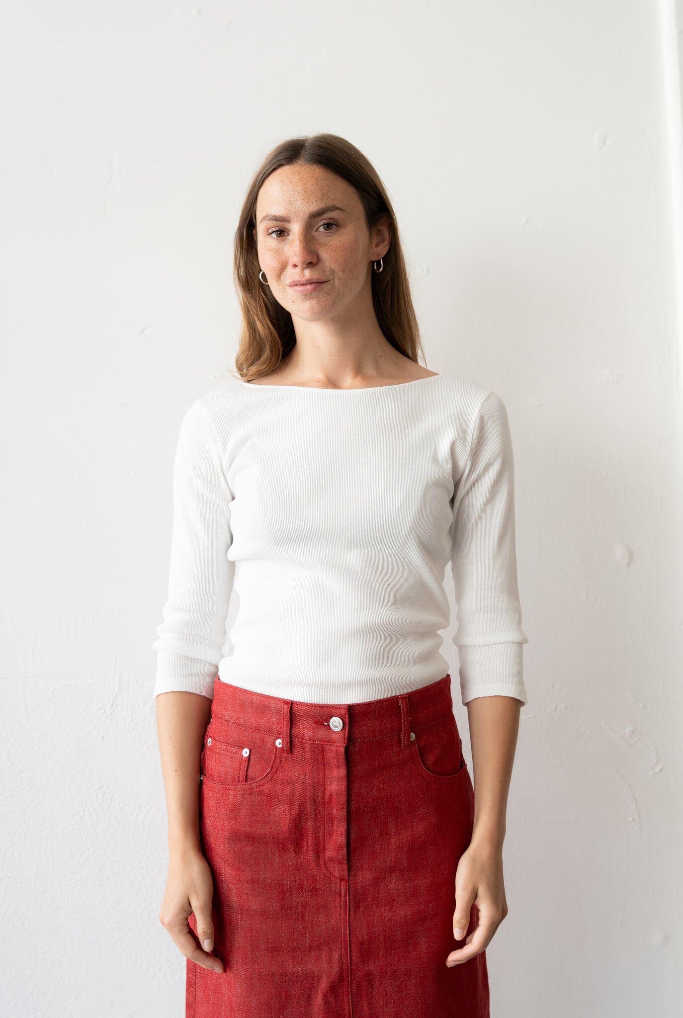Organic Rib Back 26P White