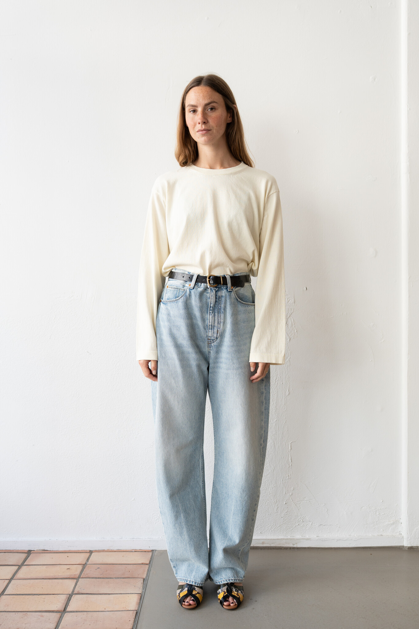 Long Sleeve Tee Ecru