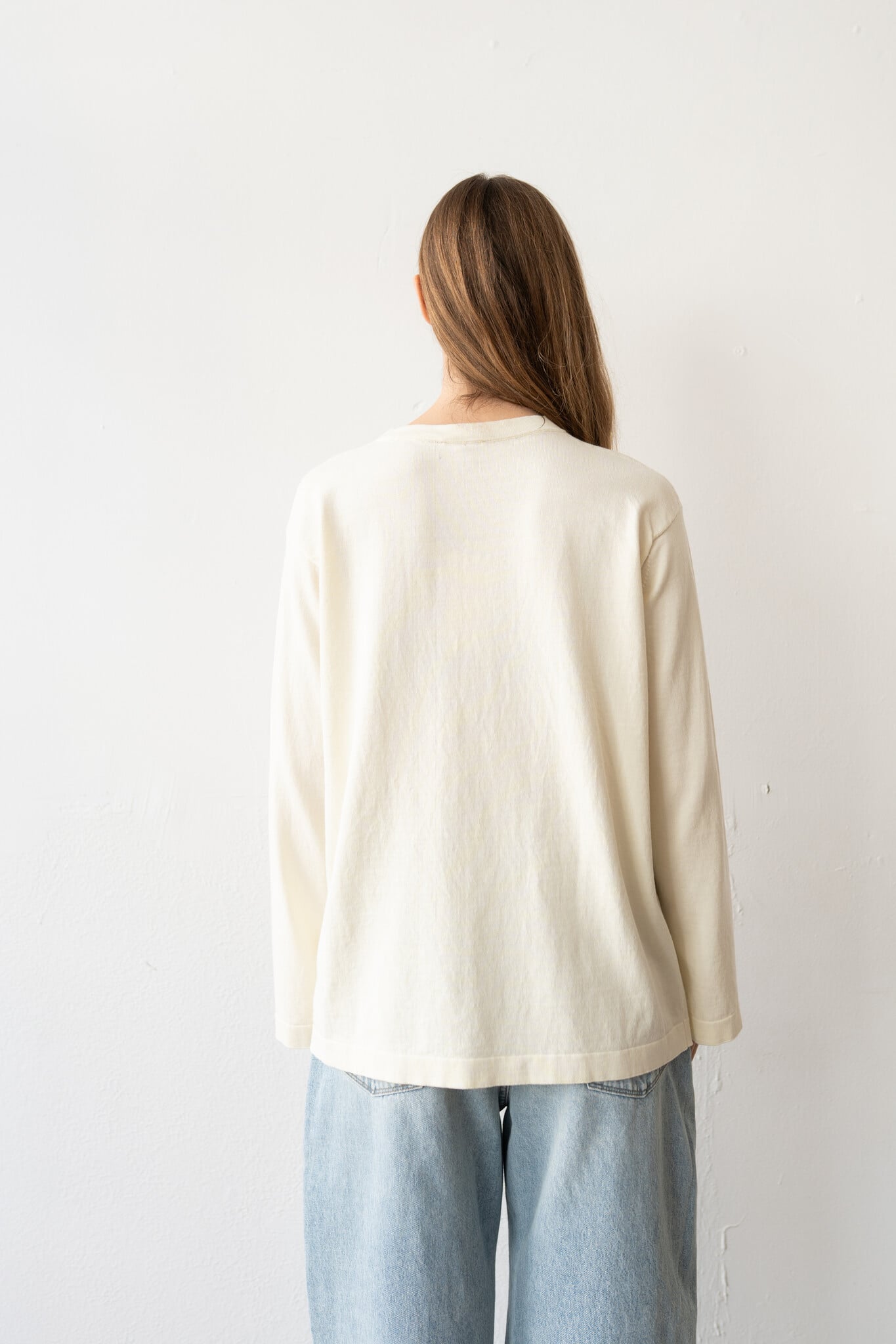 Long Sleeve Tee Ecru