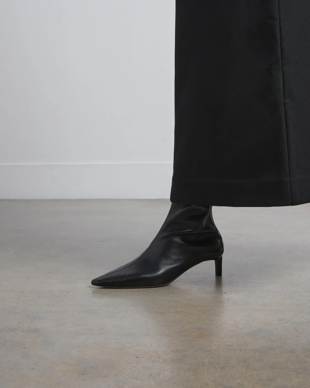Topo Bootie Black Leather