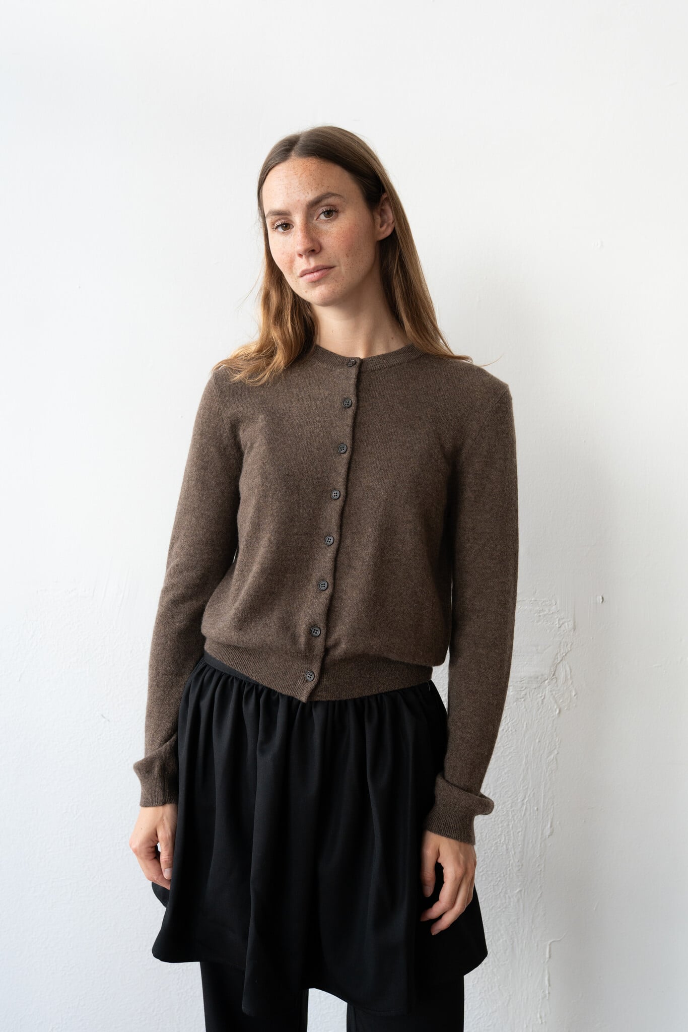 Karia Cardigan Dark Truffle