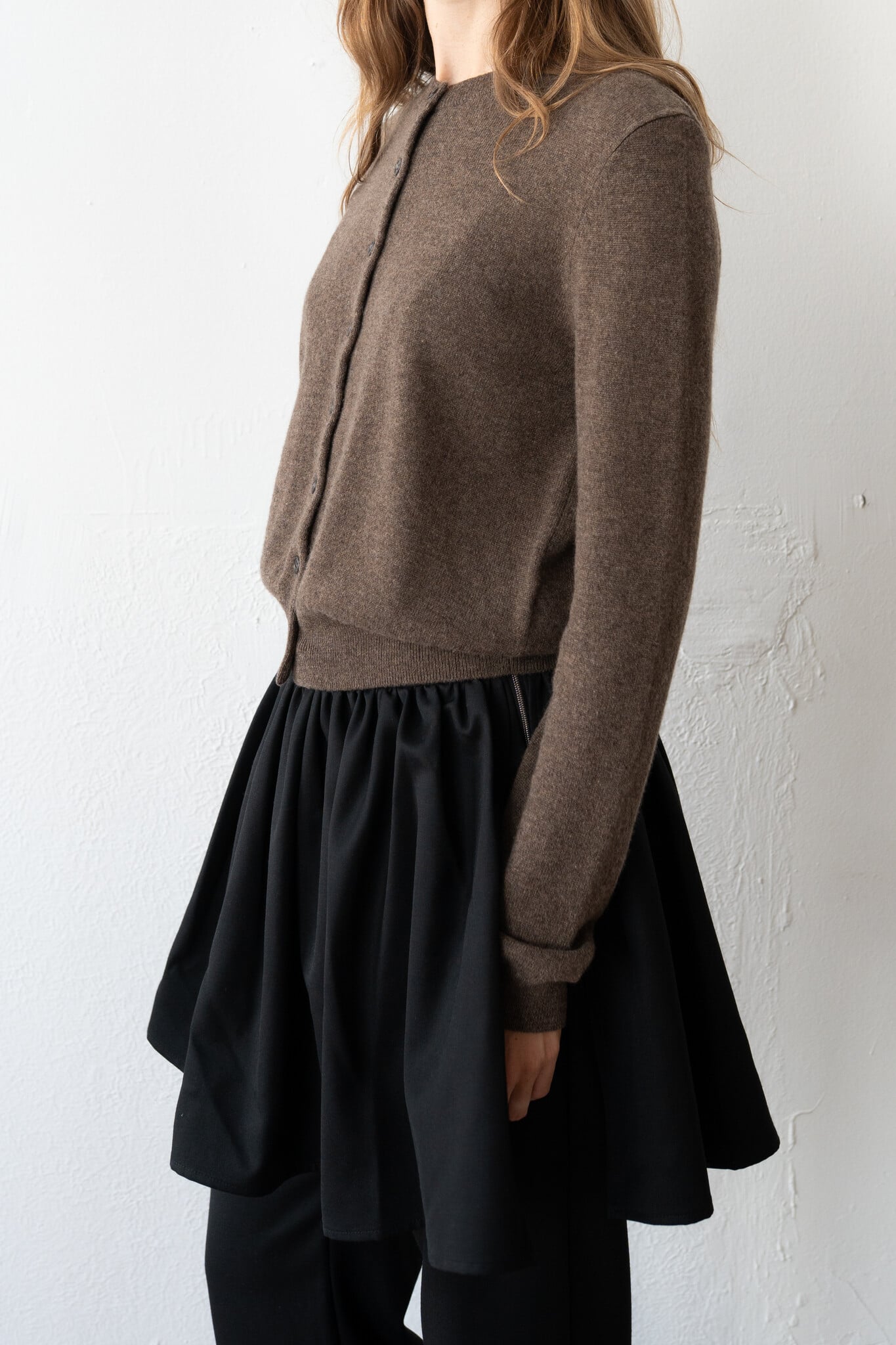 Karia Cardigan Dark Truffle