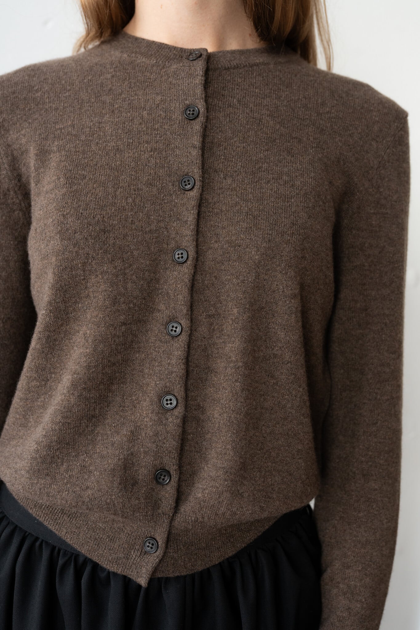 Karia Cardigan Dark Truffle