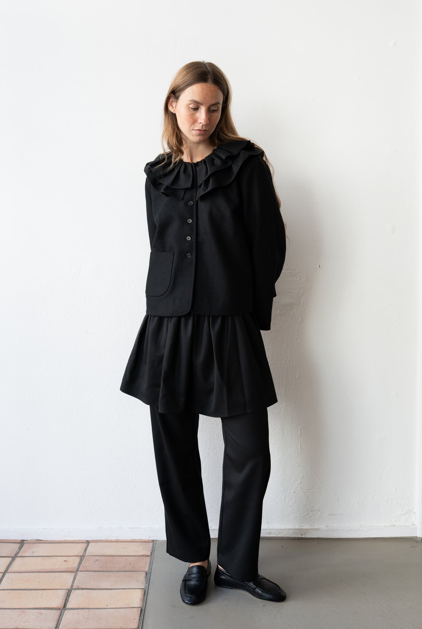 Rowan Jacket Black Wool