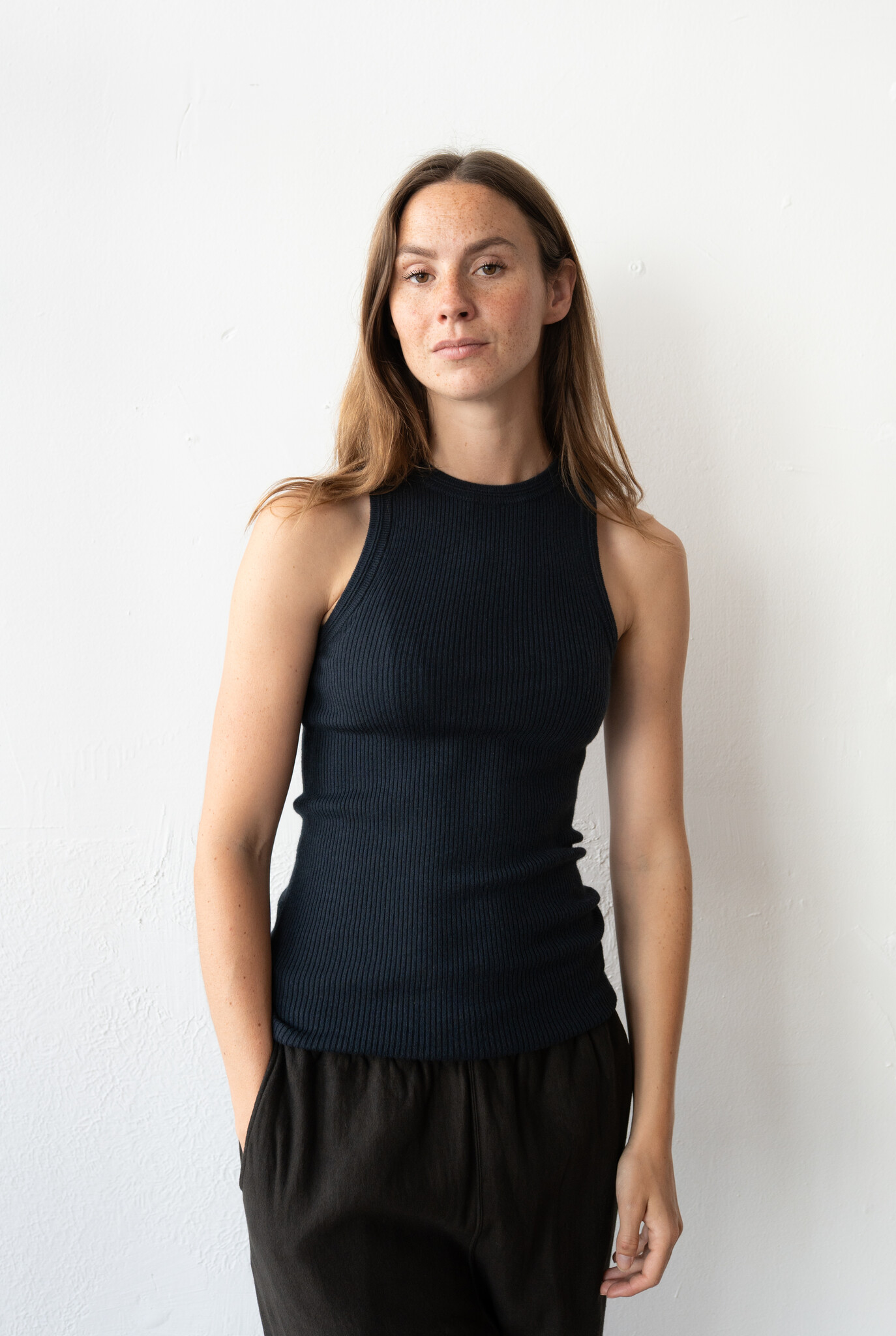 Amya Tank Navy