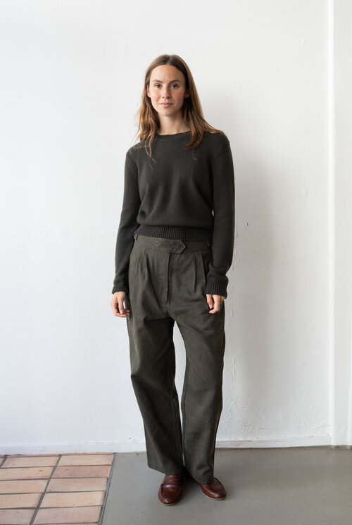 Enya Trouser Washed Green
