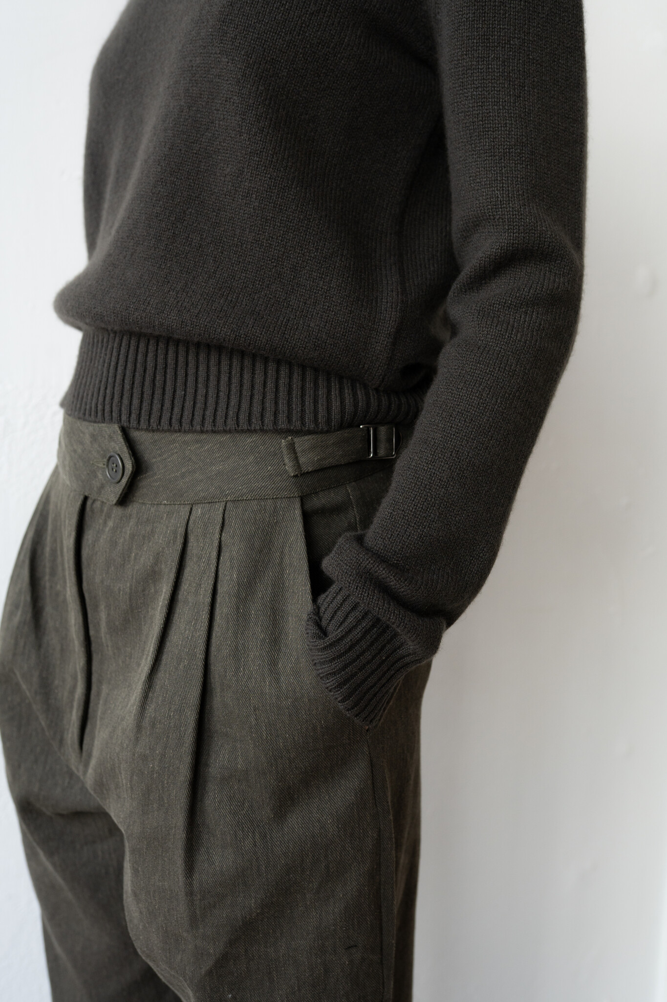 Enya Trouser Washed Green