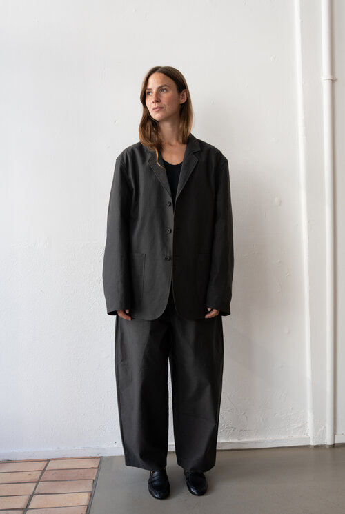 Nepped Cotton Jacket Sumi