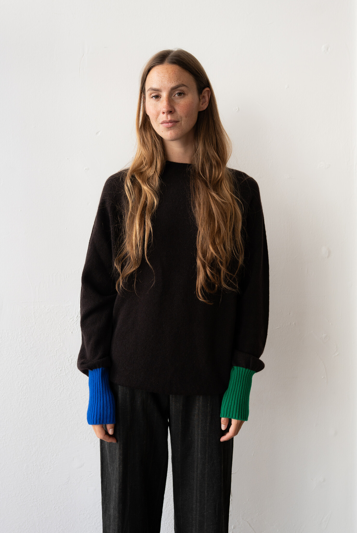Bryan sweater cuff Dark Brown