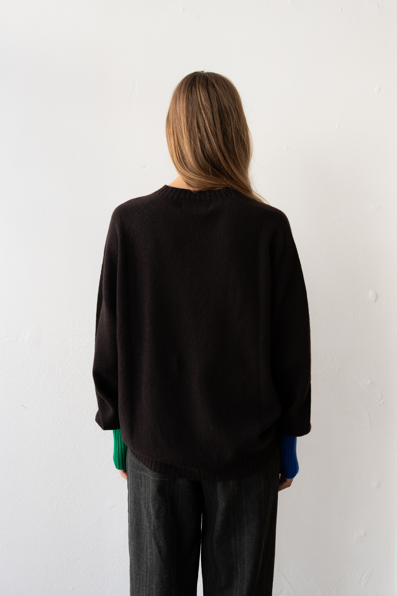 Bryan sweater cuff Dark Brown