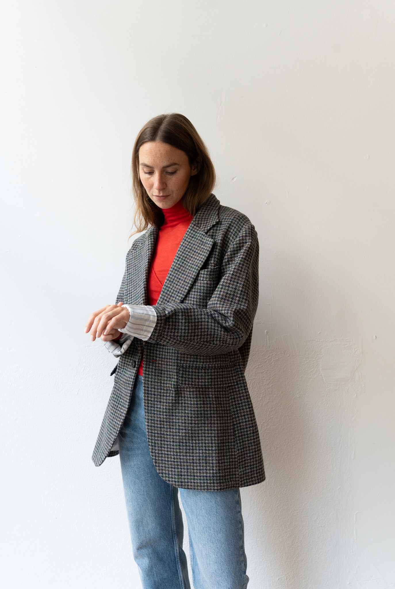 Helmut jacket Grey Houndstooth