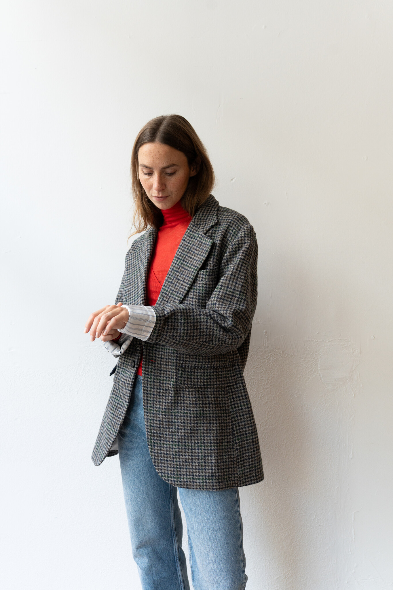 Helmut jacket Grey Houndstooth