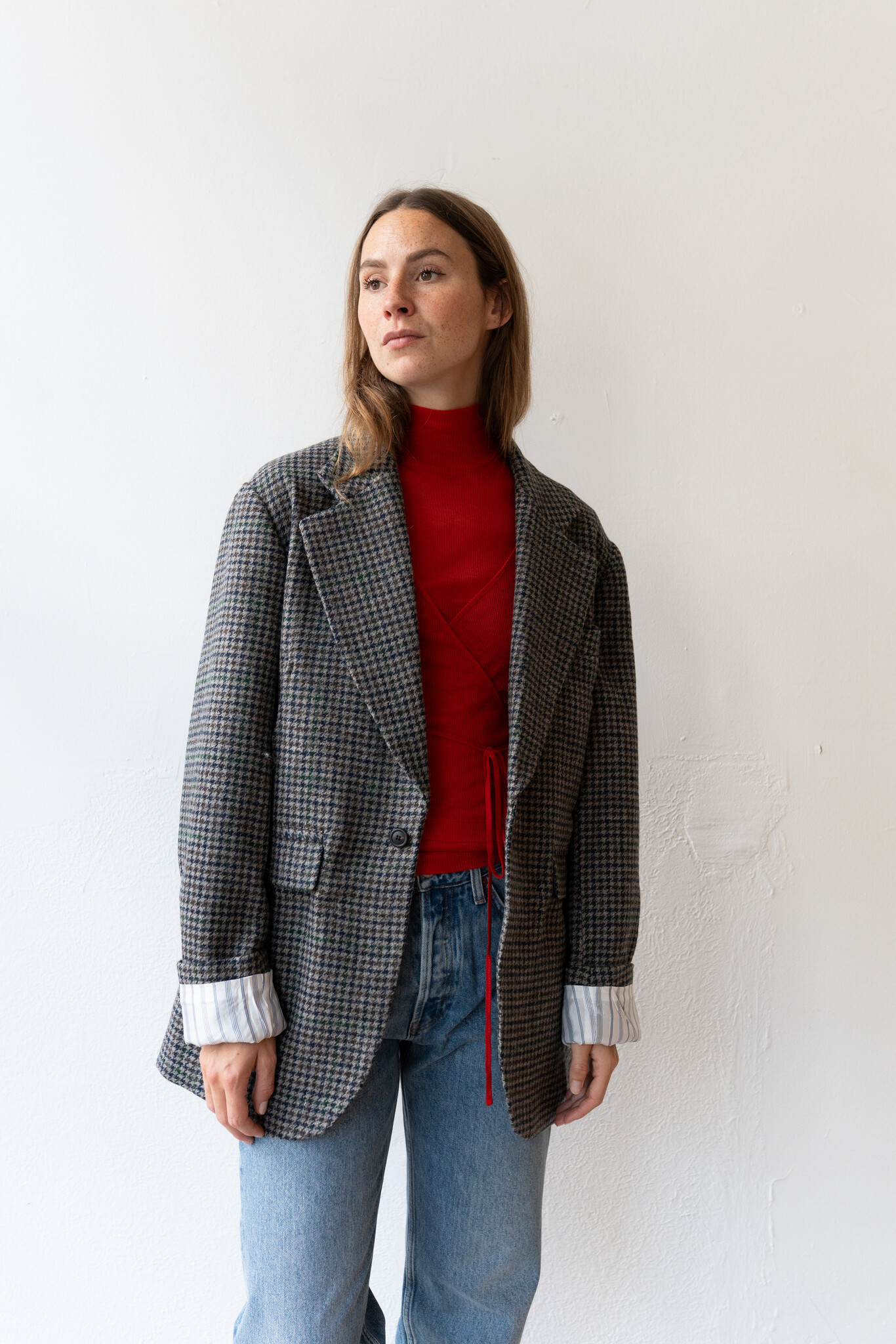 Helmut jacket Grey Houndstooth