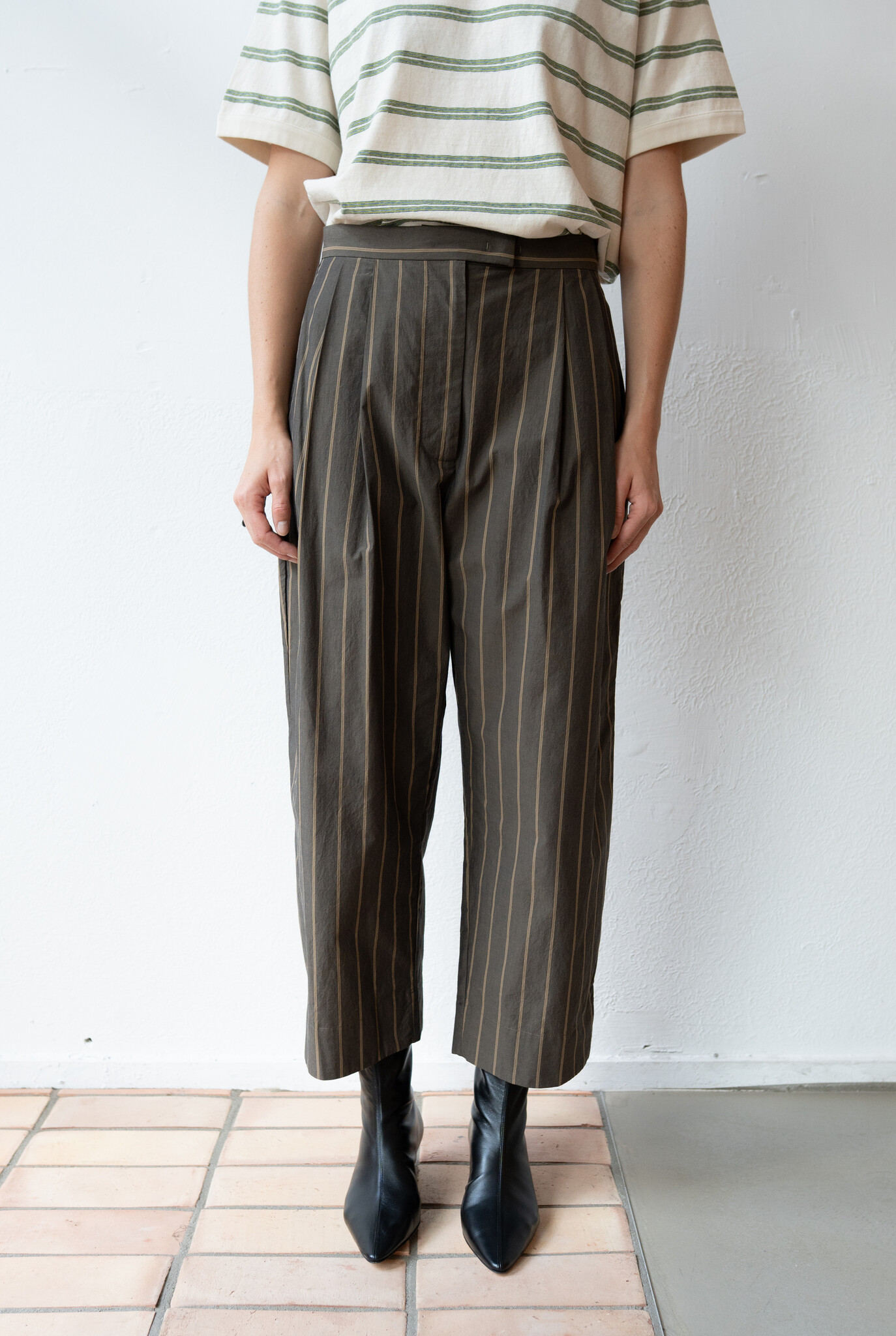 Babar Pant Stripe Brown
