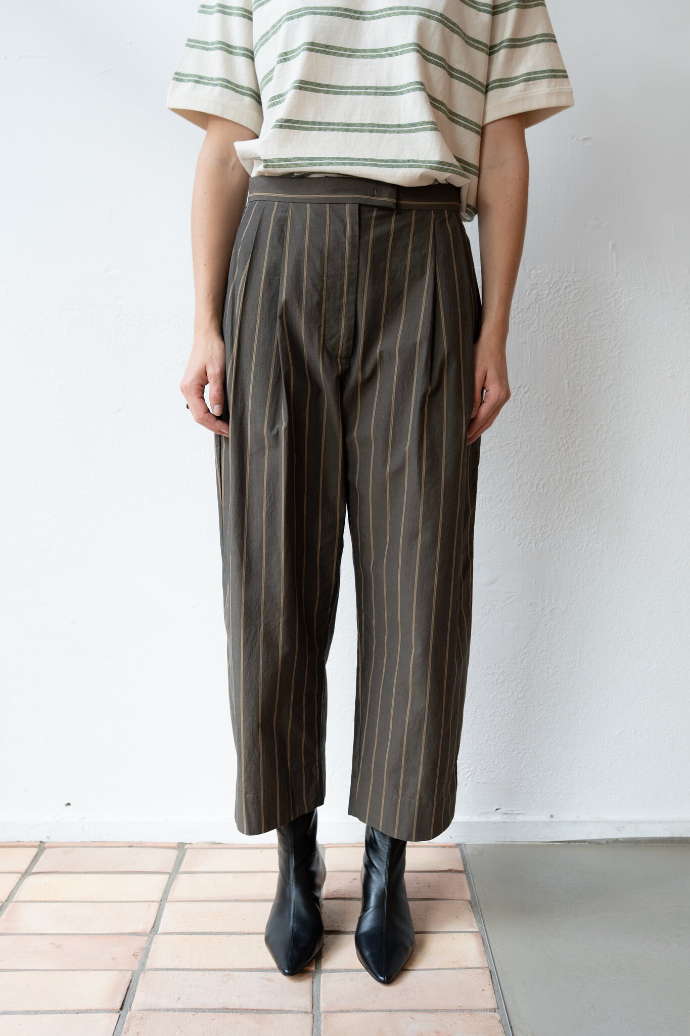 Babar Pant Stripe Brown
