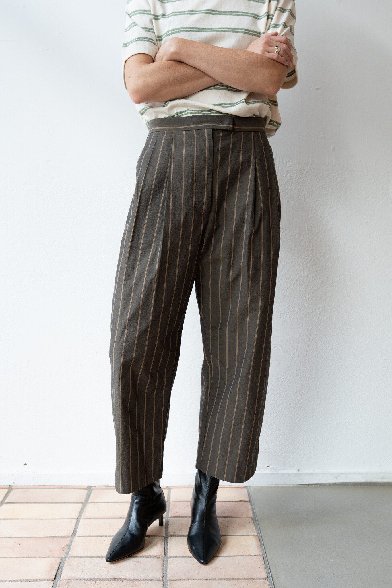 Babar Pant Stripe Brown