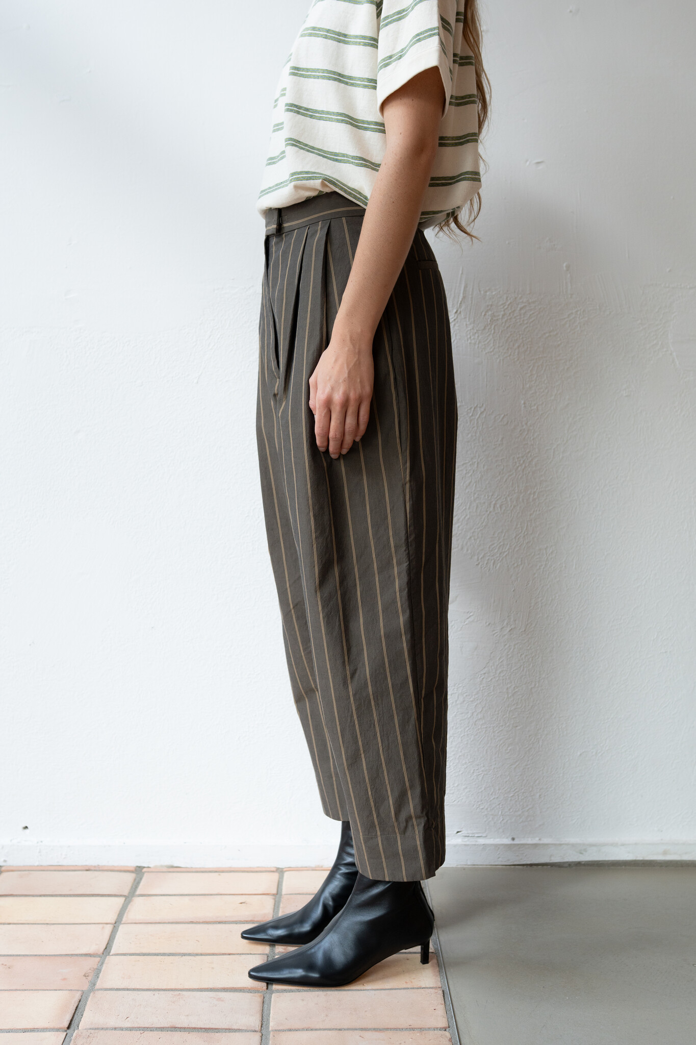 Babar Pant Stripe Brown