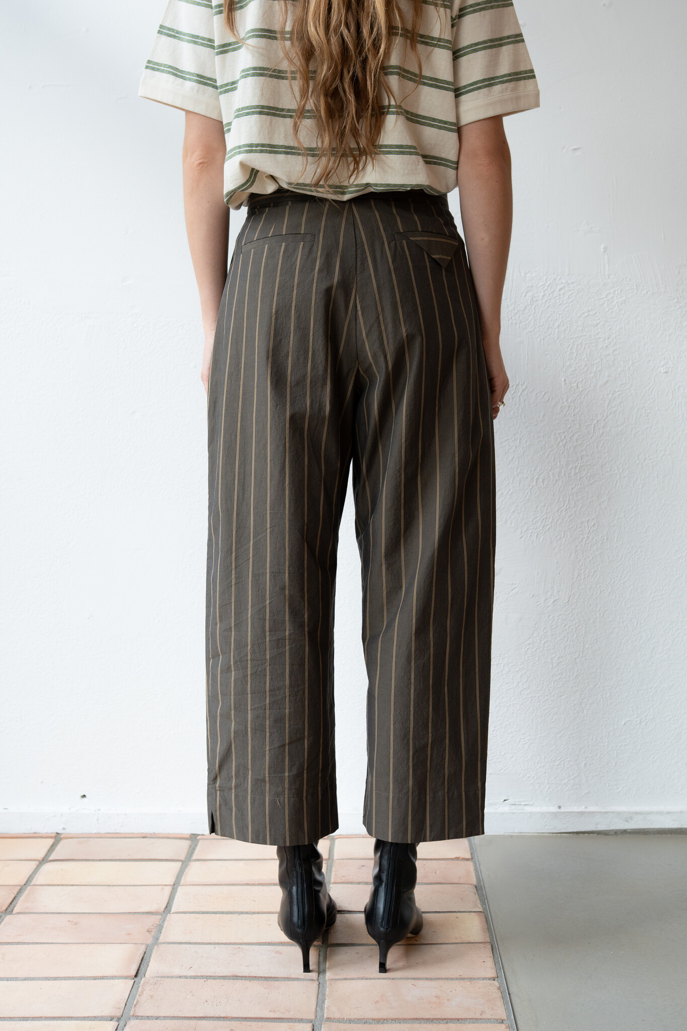 Babar Pant Stripe Brown