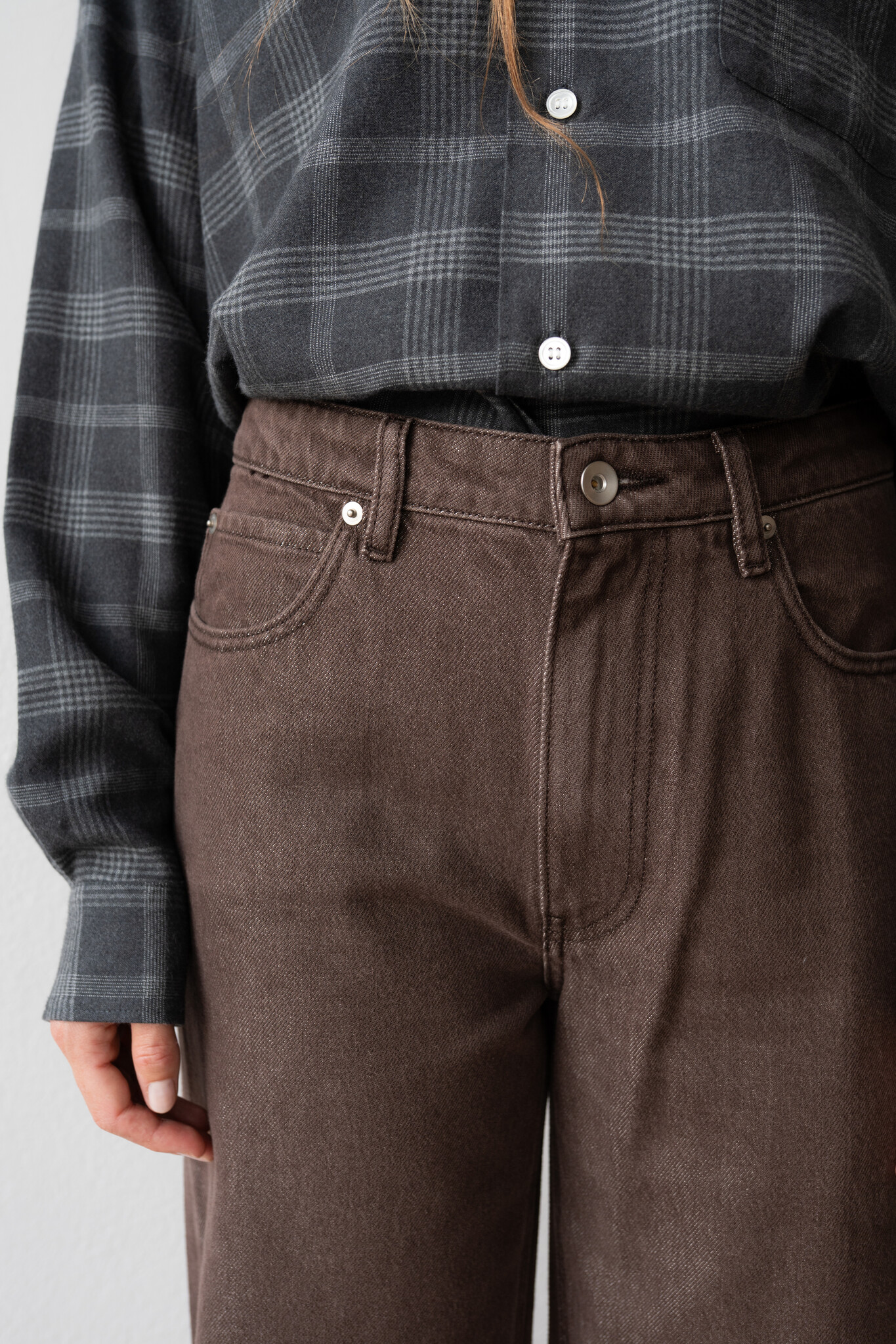 Relaxed 5 Pocket Jeans washed cotton-lyocell bull