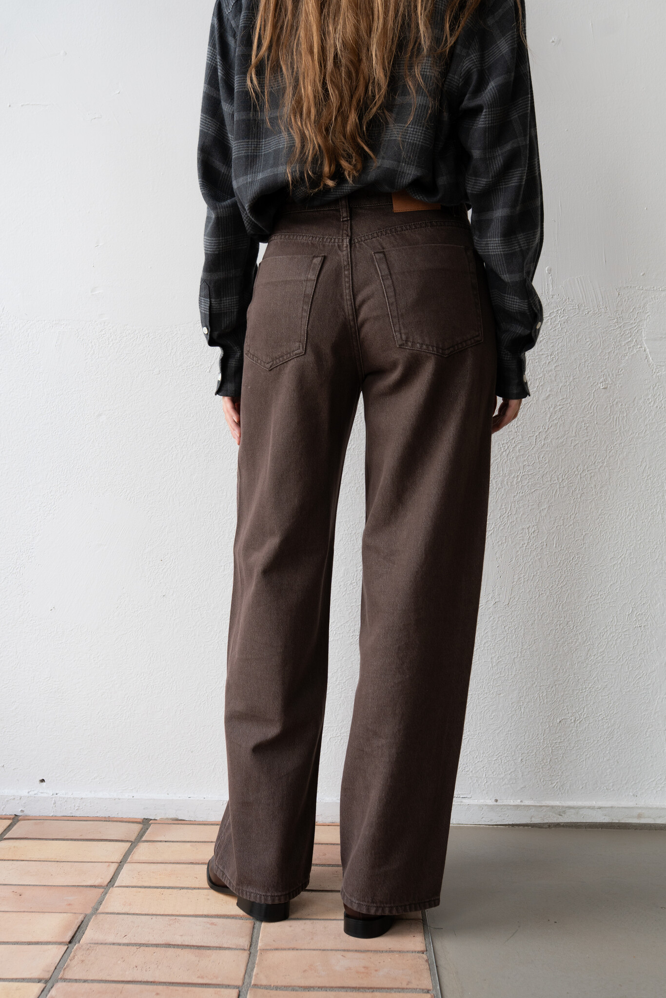 Relaxed 5 Pocket Jeans washed cotton-lyocell bull