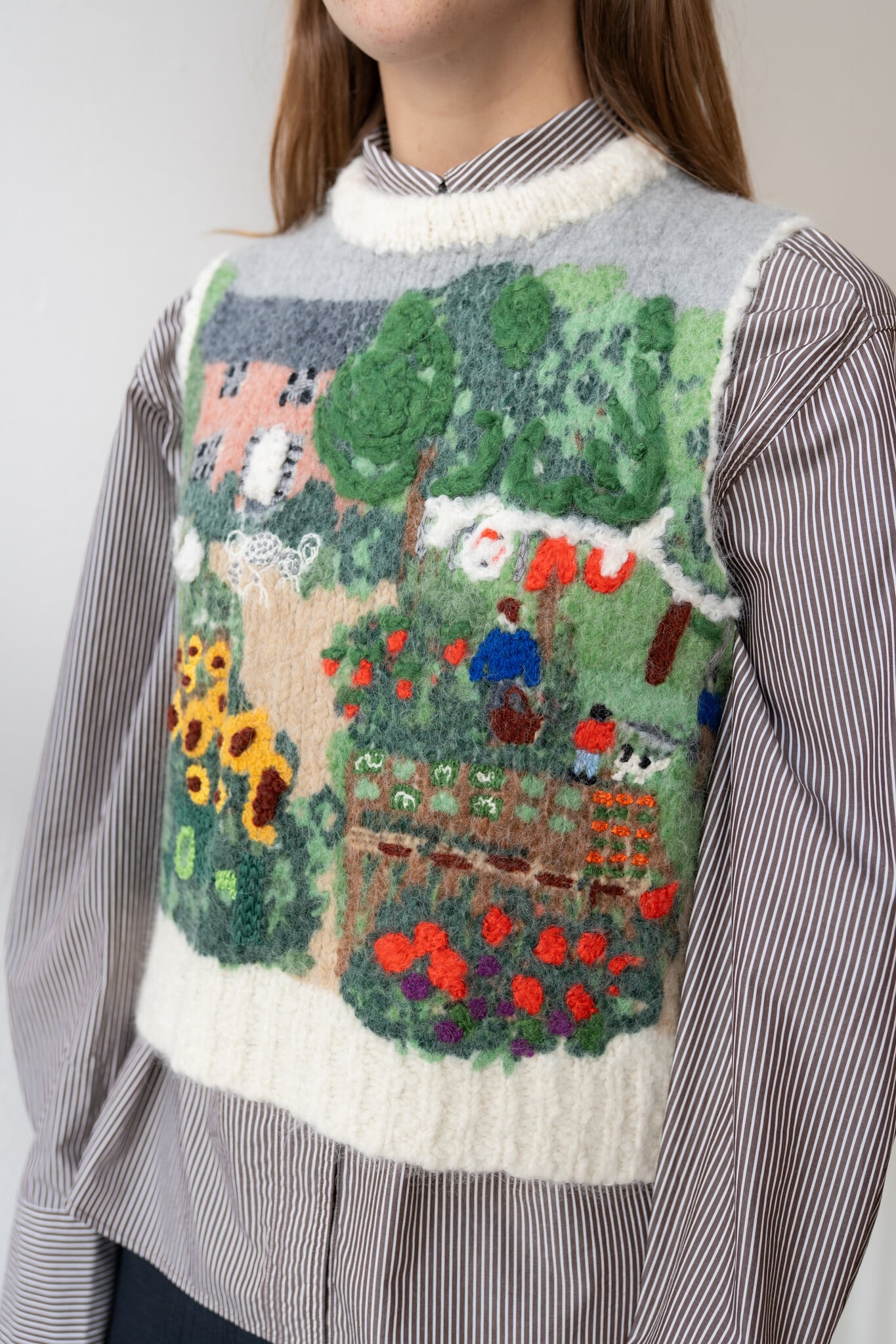 June Sleeveless Sweater Le Potager
