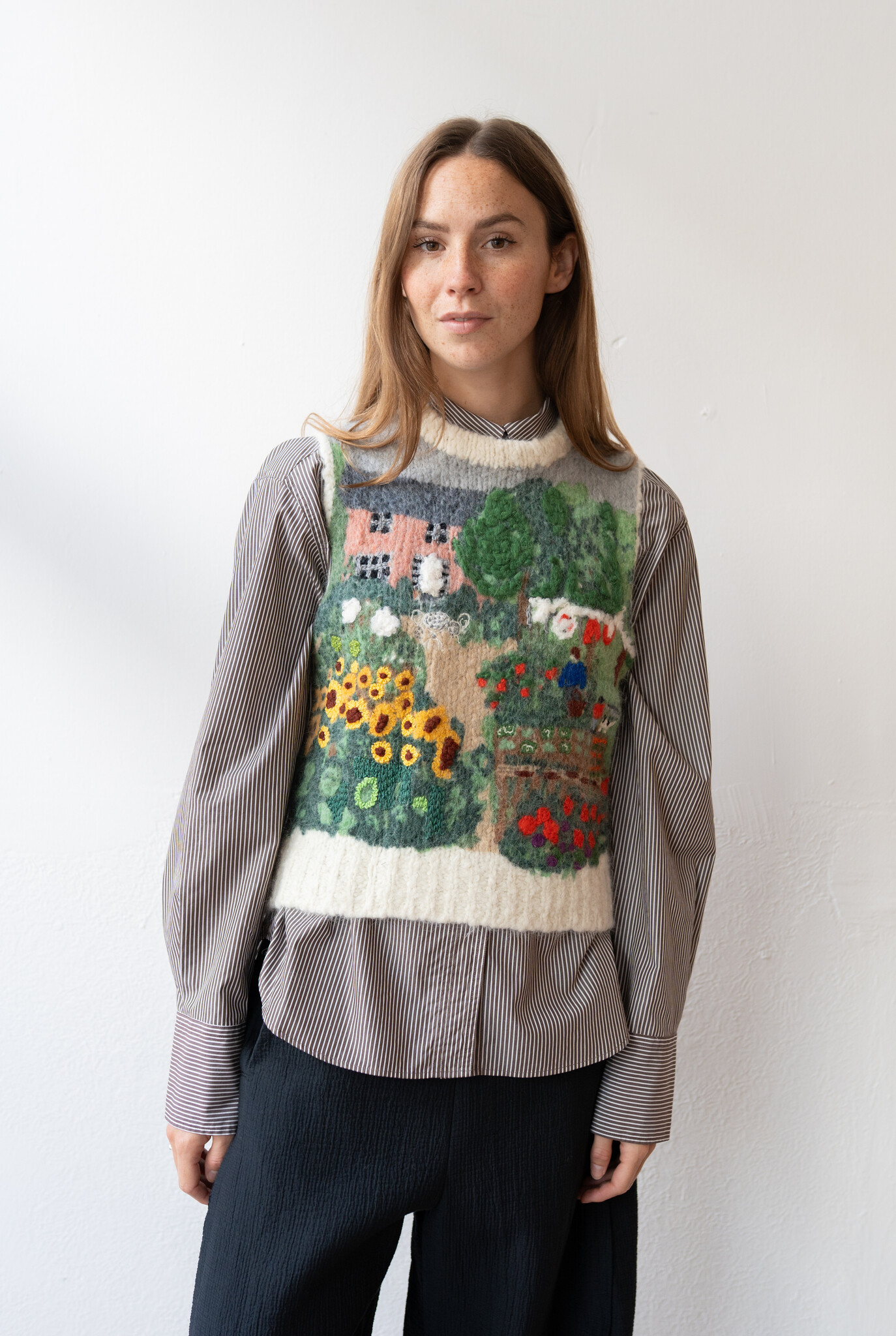 June Sleeveless Sweater Le Potager