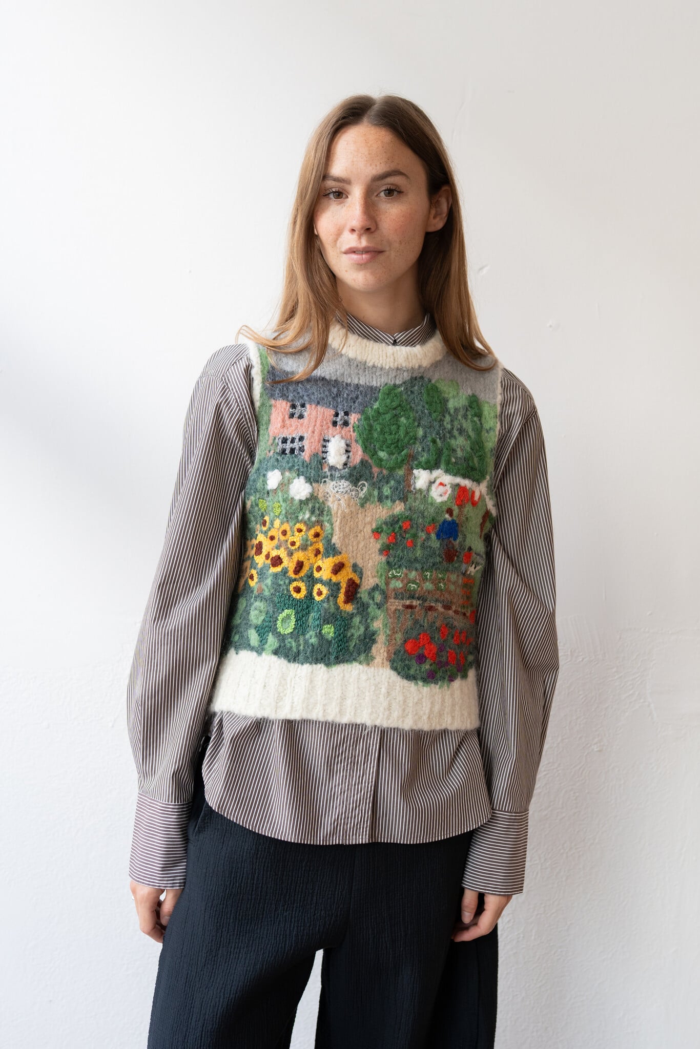 June Sleeveless Sweater Le Potager